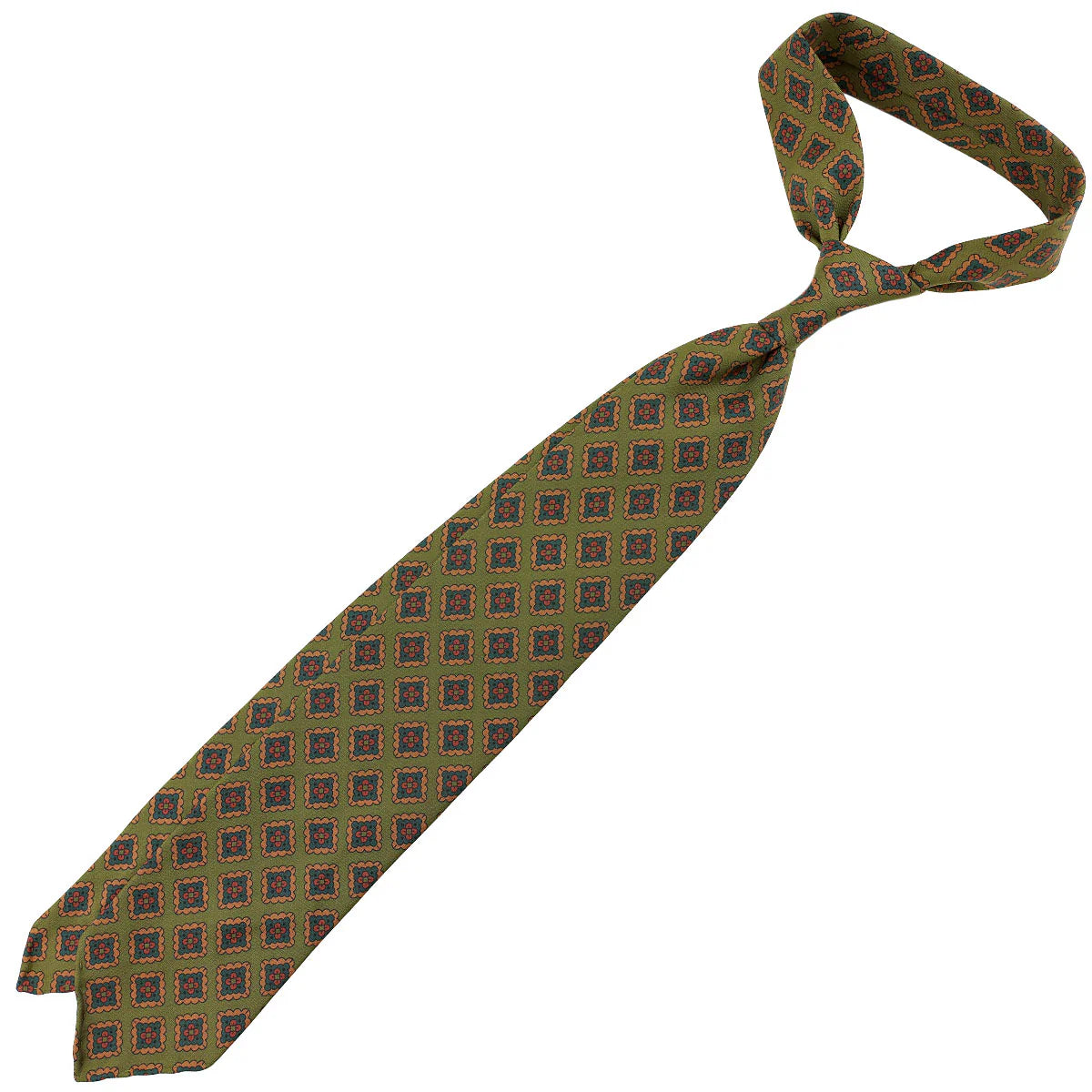 Tie in brown