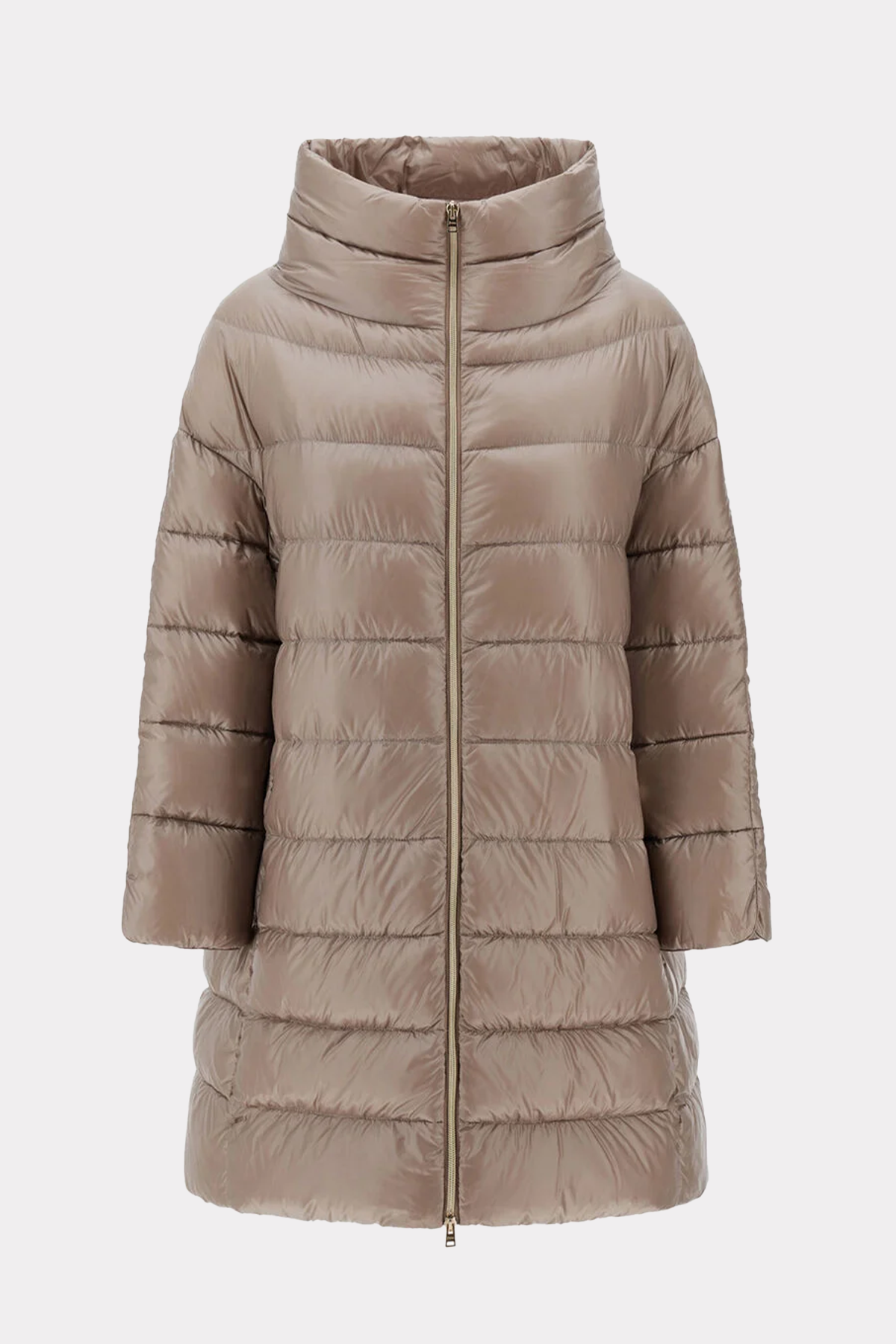 Daunenmantel 'Matilde' in taupe