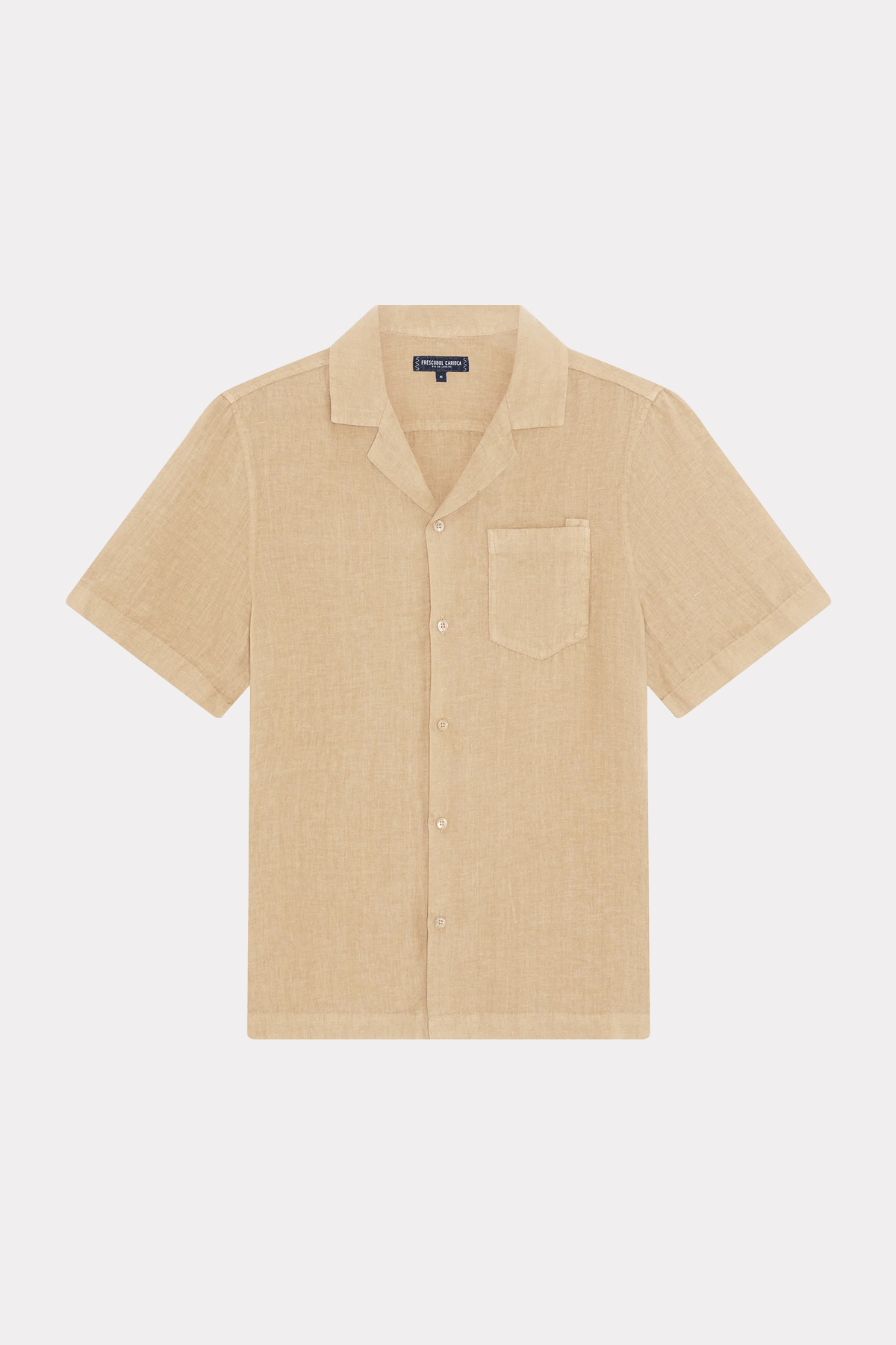 Leinenhemd 'Angelo' in beige