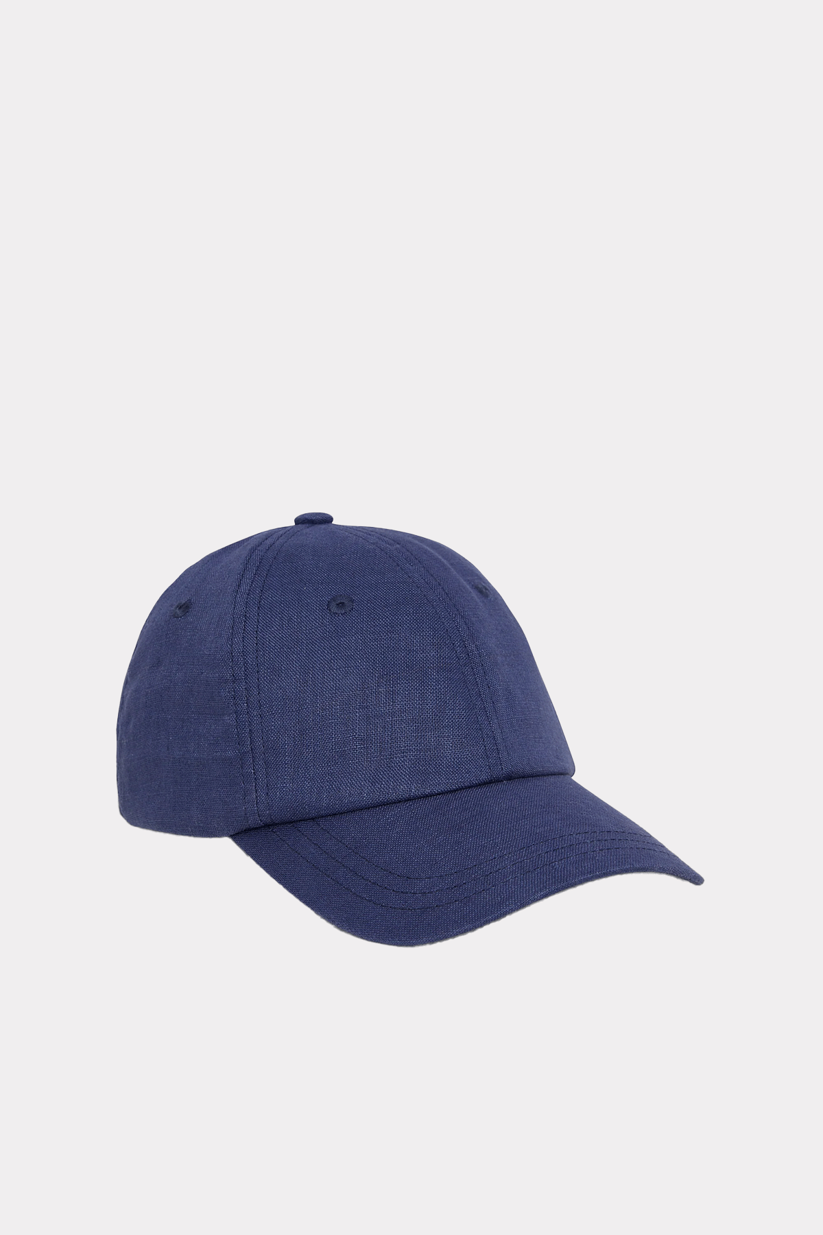 Leinen-Cap 'Fernando' in marine