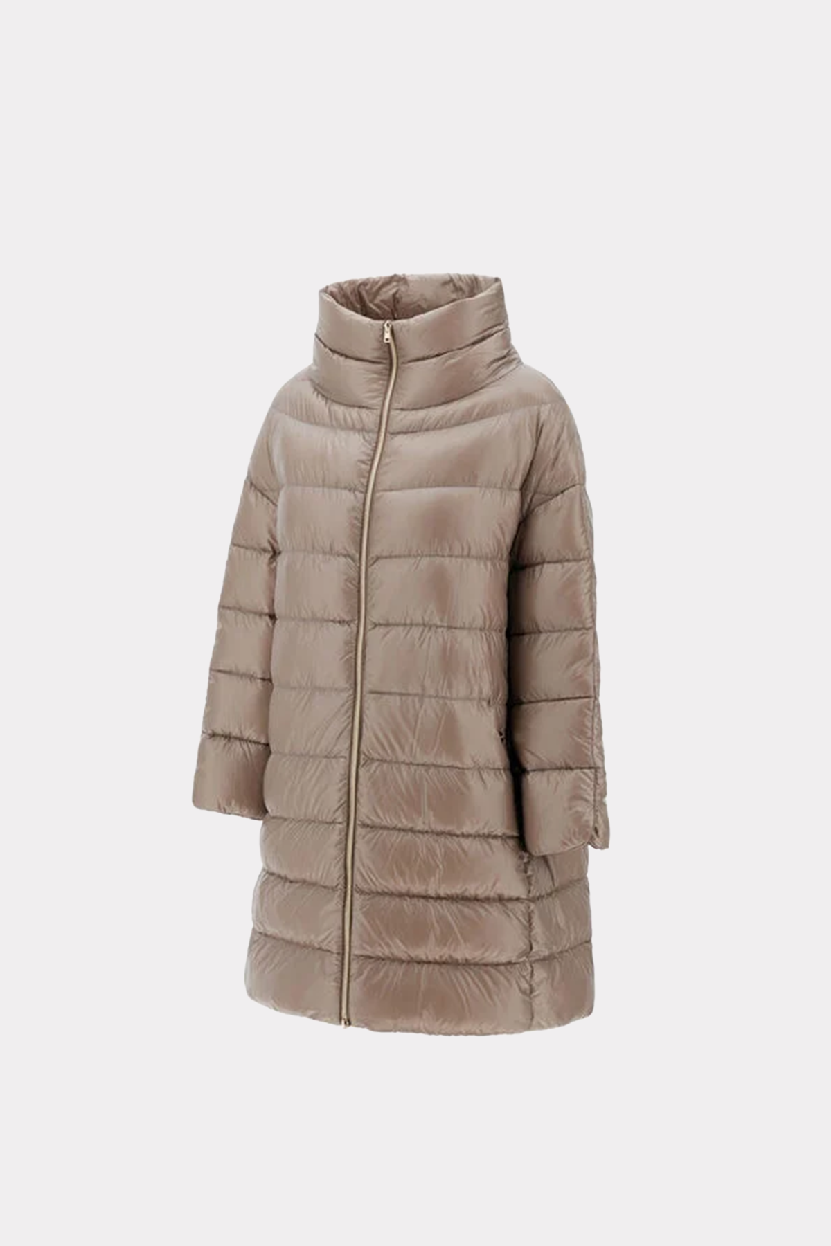 Daunenmantel 'Matilde' in taupe