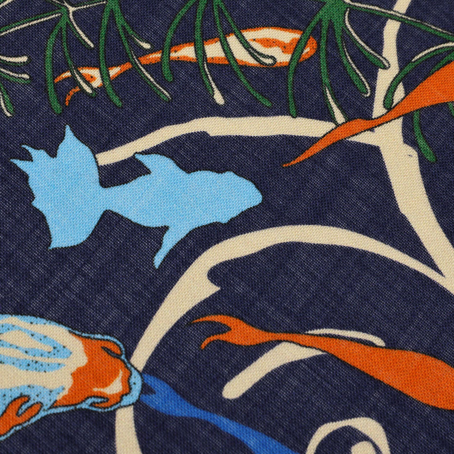 Einstecktuch in marine