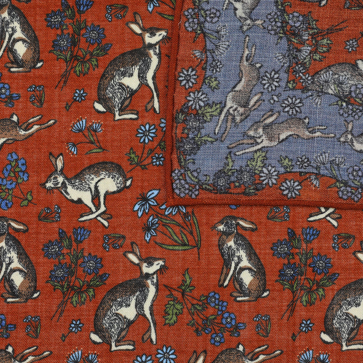 Einstecktuch in braun