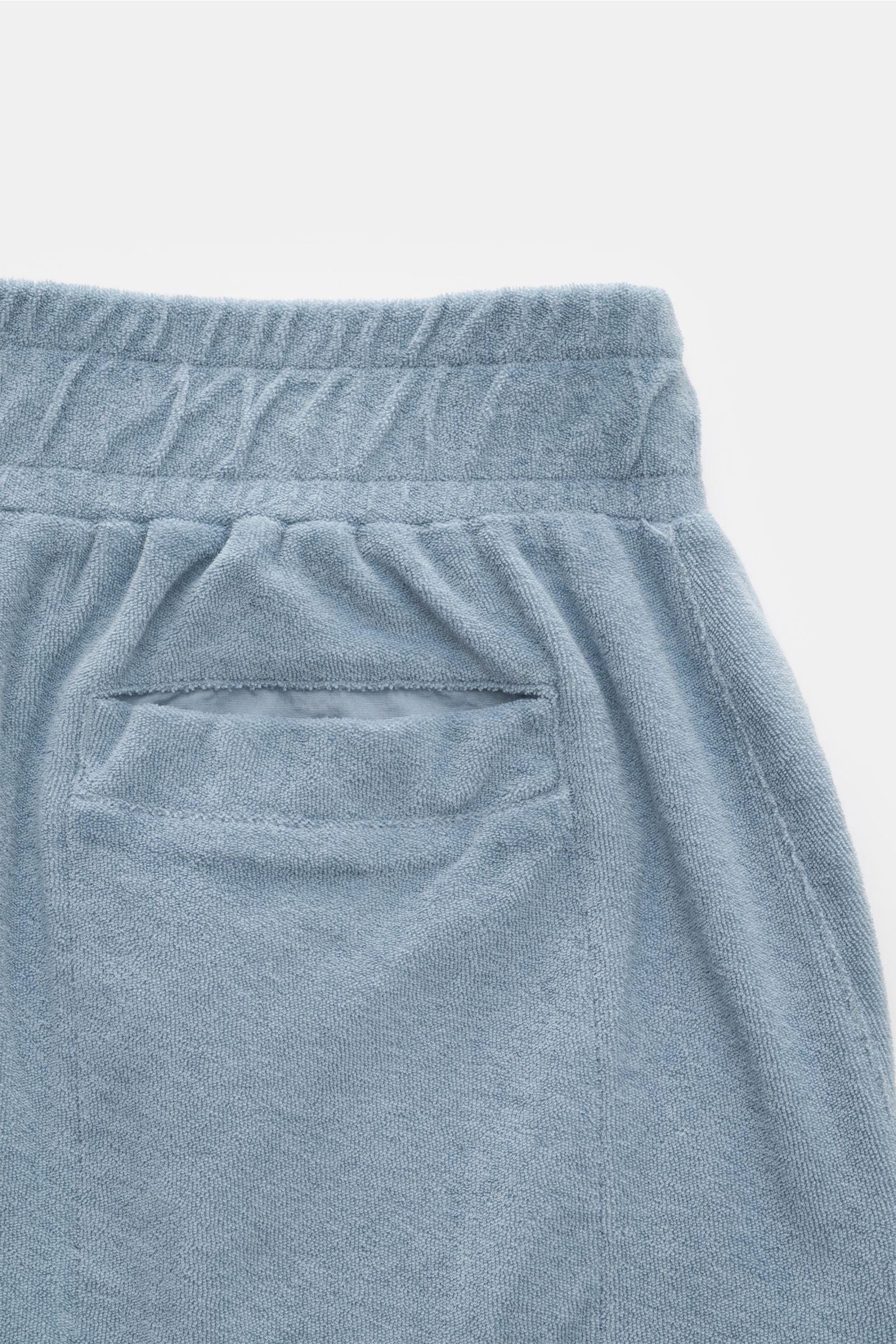 Frottee-Shorts 'Terry' in rauchblau