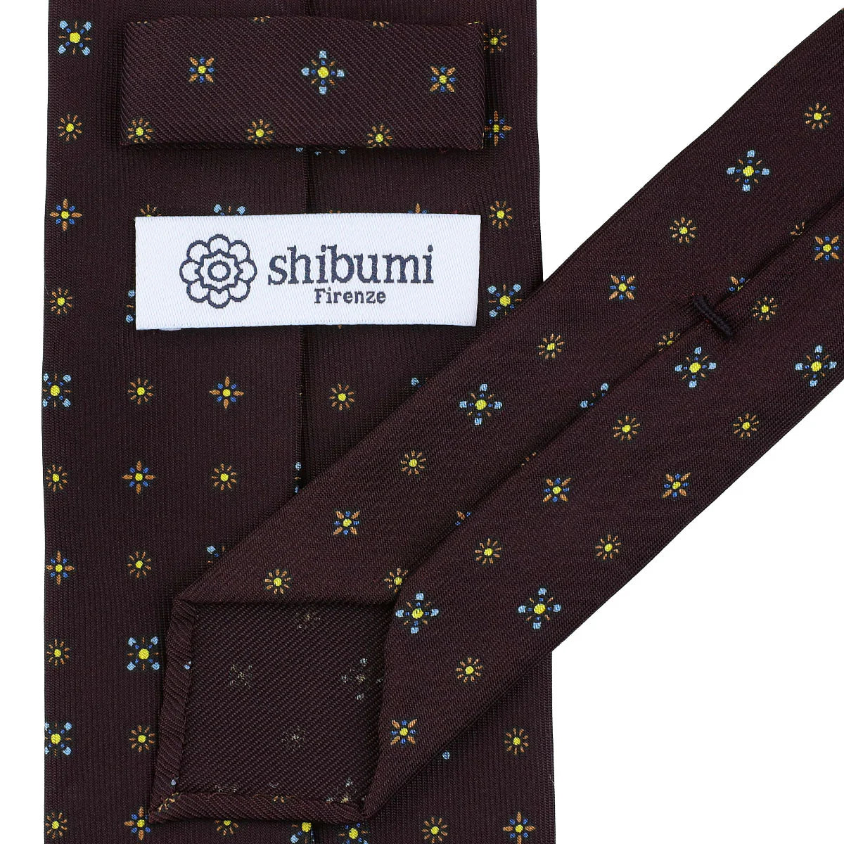 Tie in brown