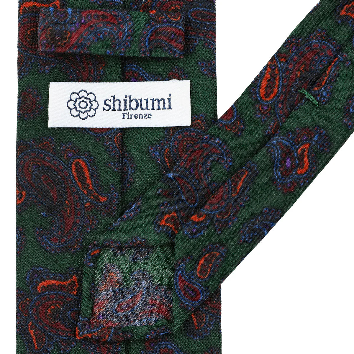 Woll-Krawatte in grün