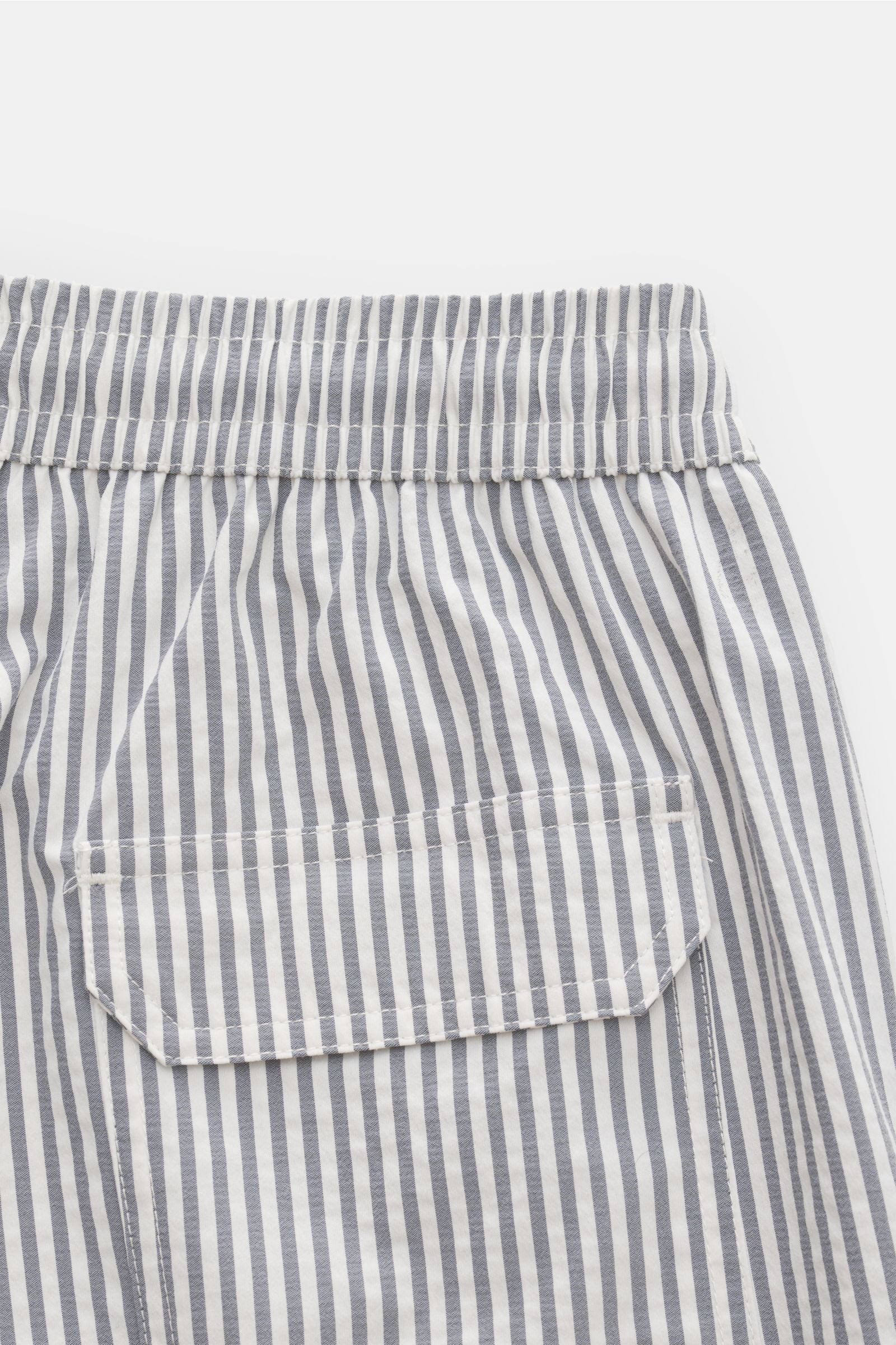 Badeshorts 'Mono Seersucker' in navy