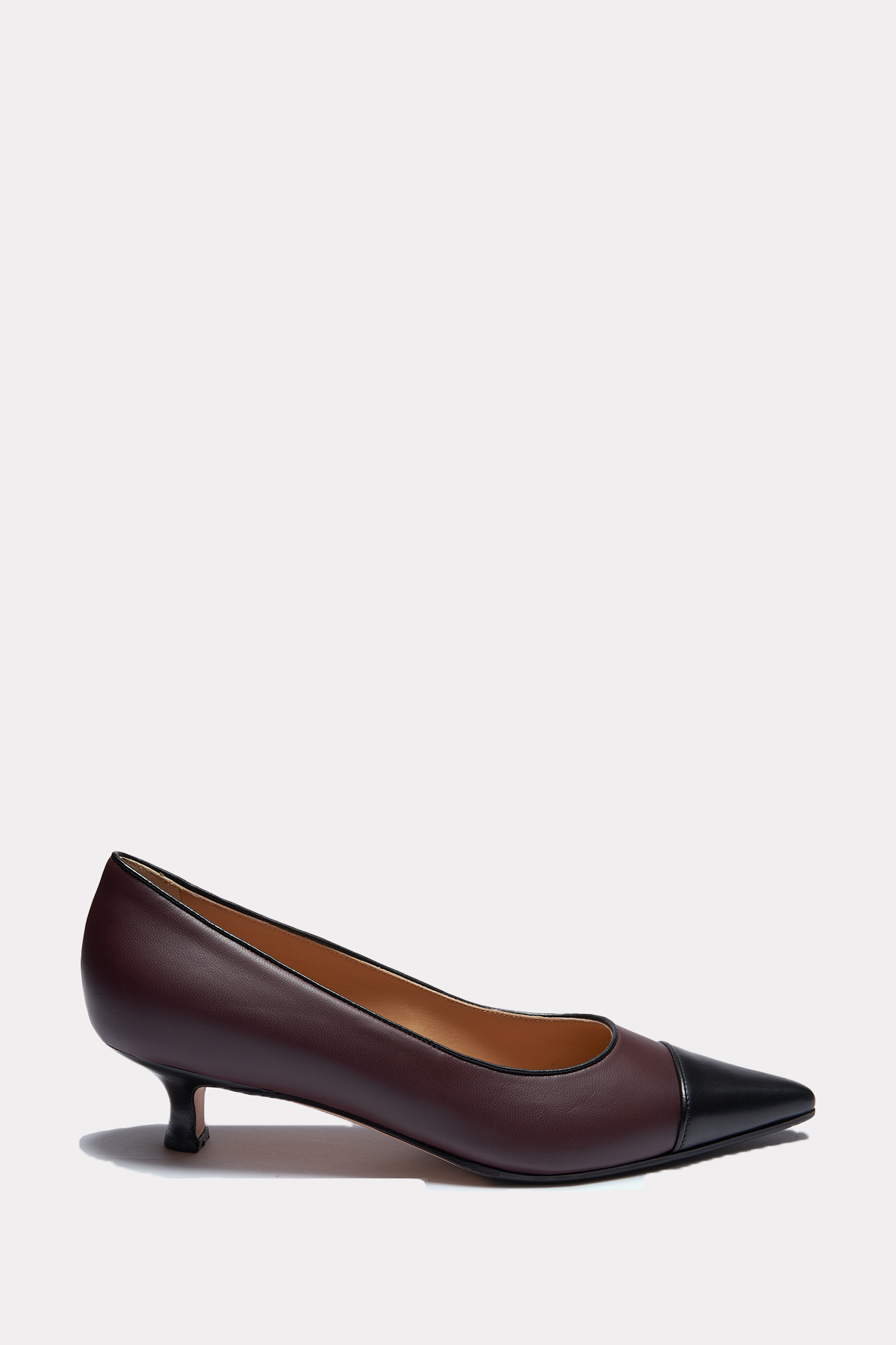 Burgundy pumps