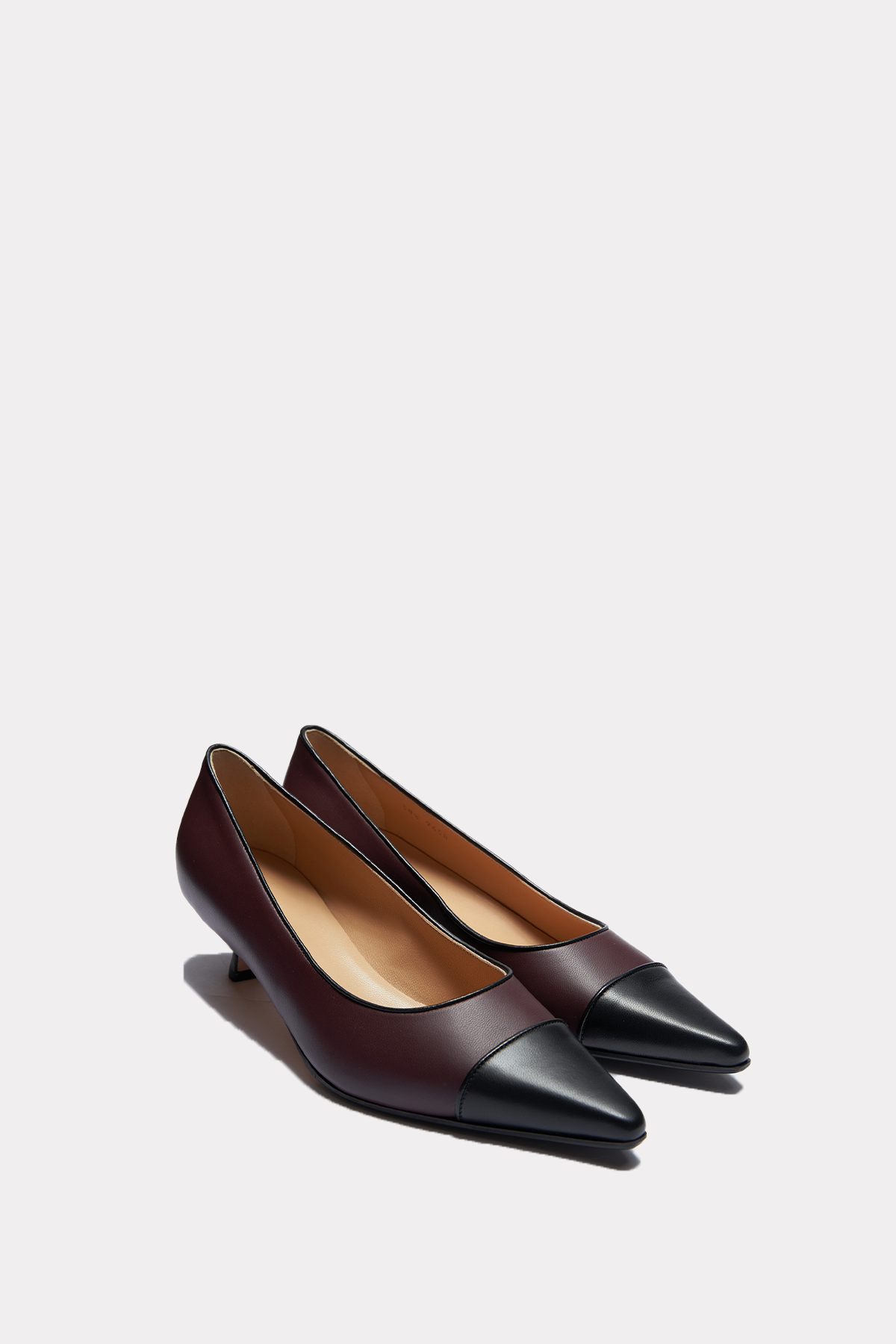 Burgundy pumps