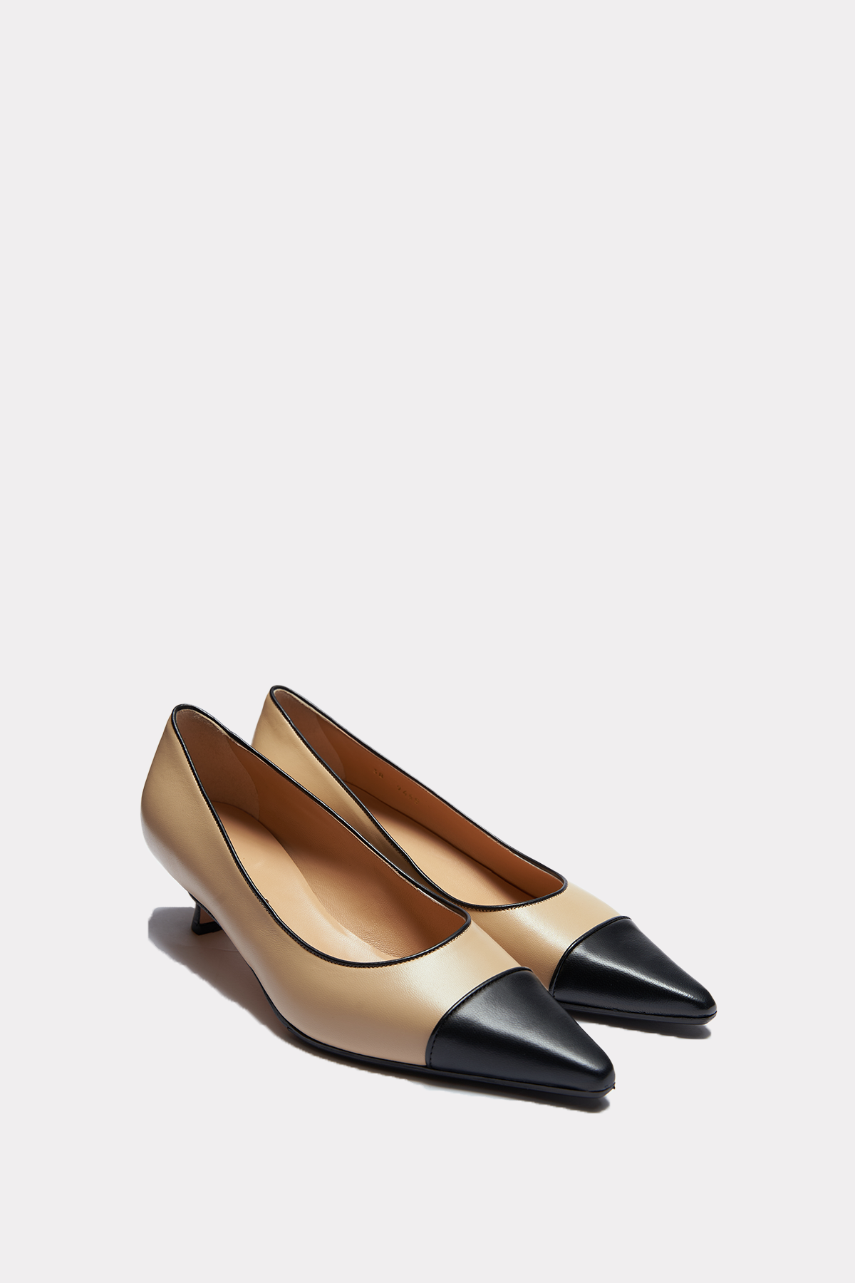 Ballerina in beige/black