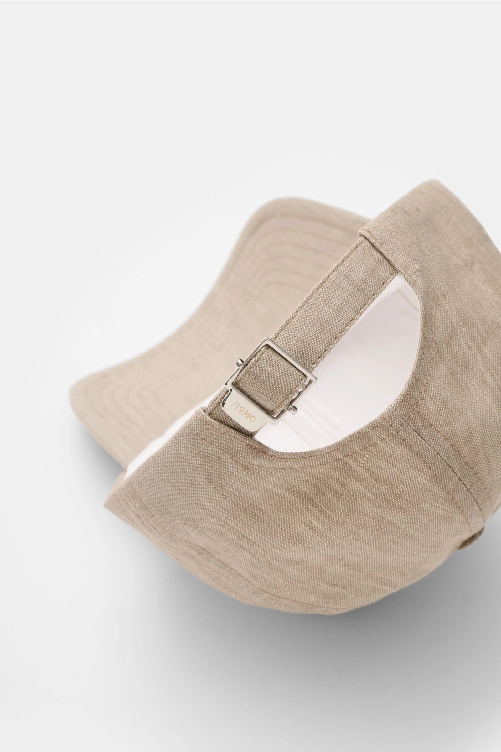 Baseball-Cap 'Linen' in taupe meliert