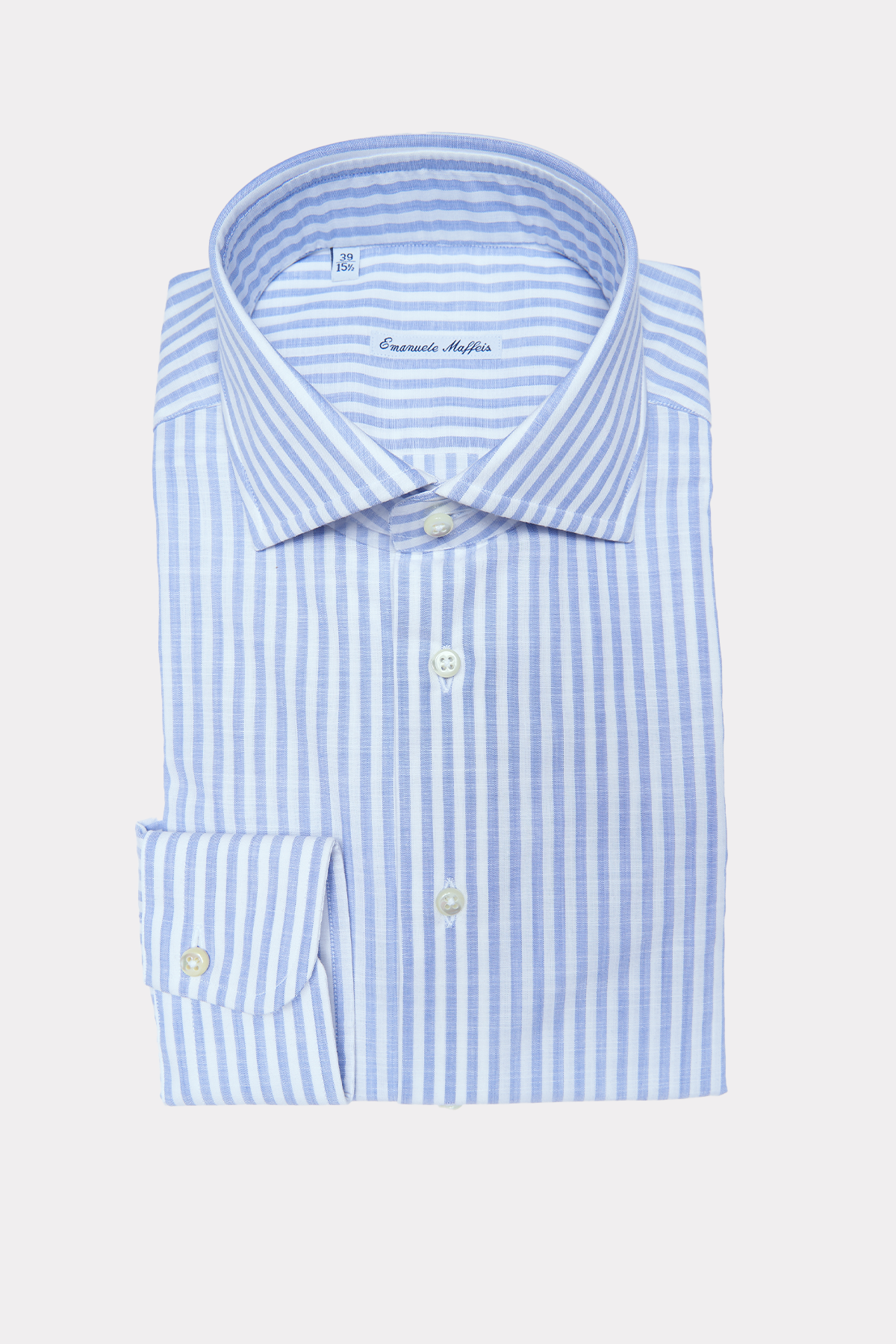 Hemd in blau-weiß gestreift