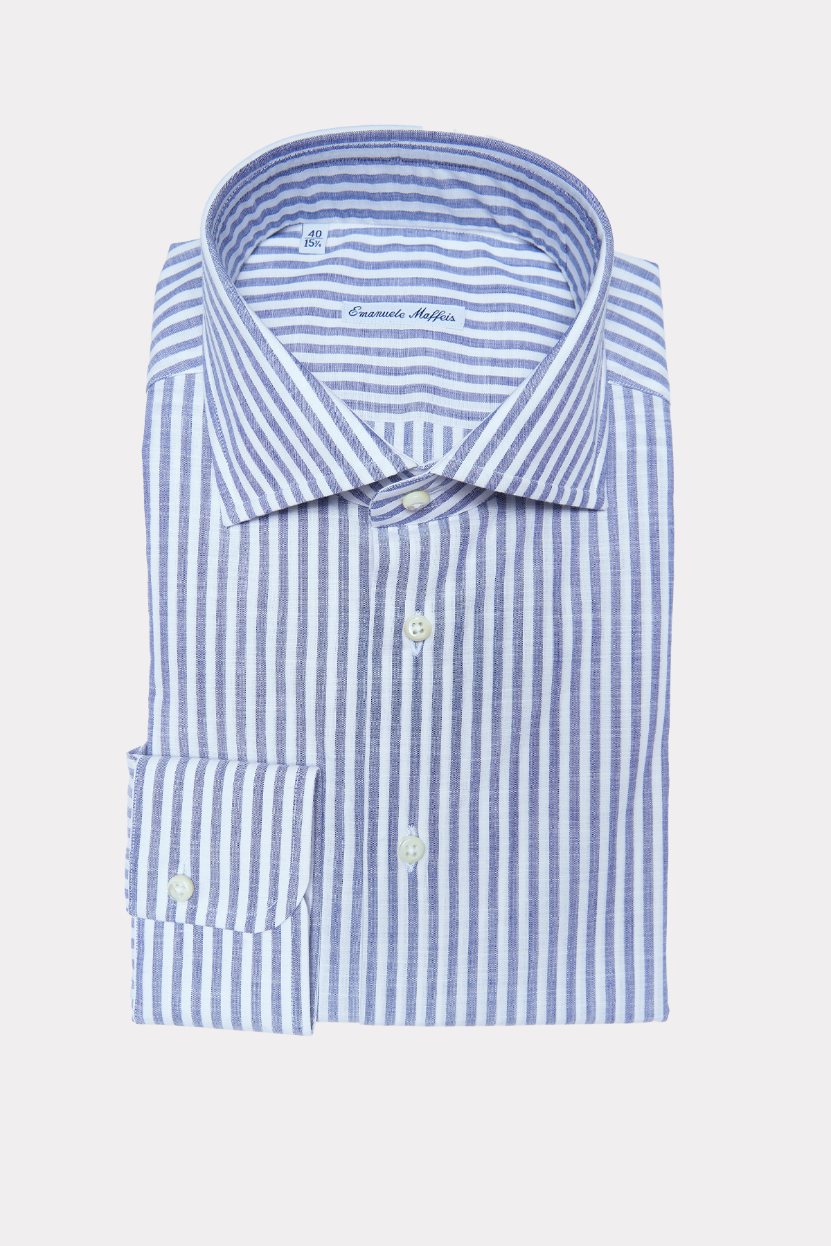 Hemd in blau-weiß gestreift