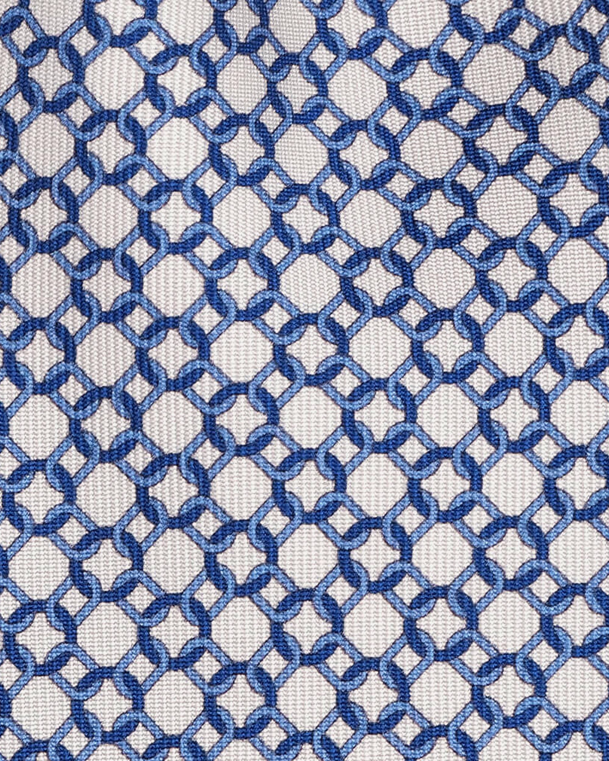 Tie in white