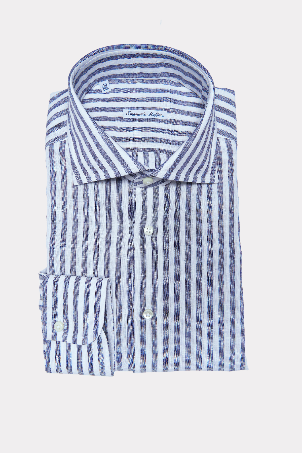Hemd in blau-weiß gestreift