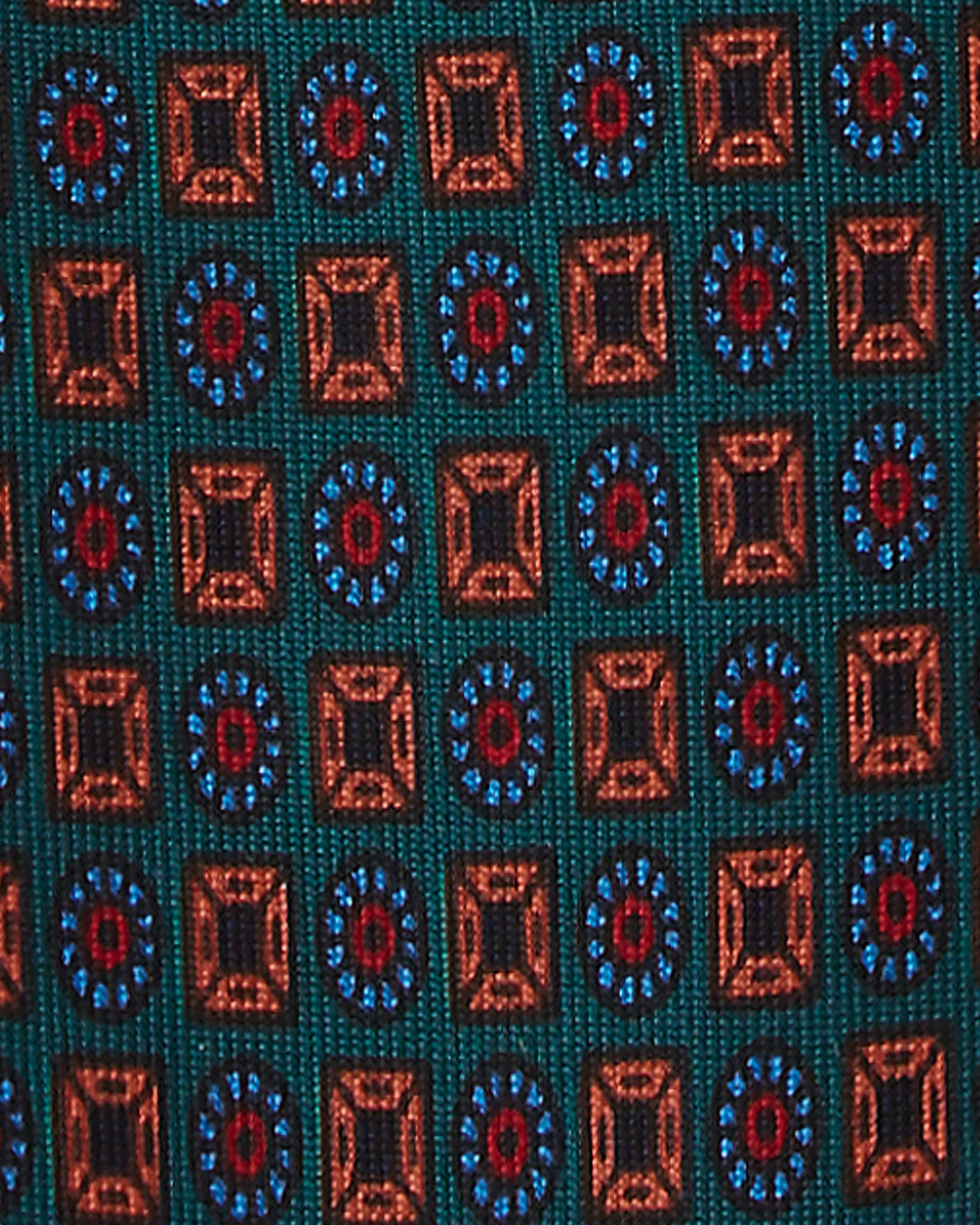 Tie in green