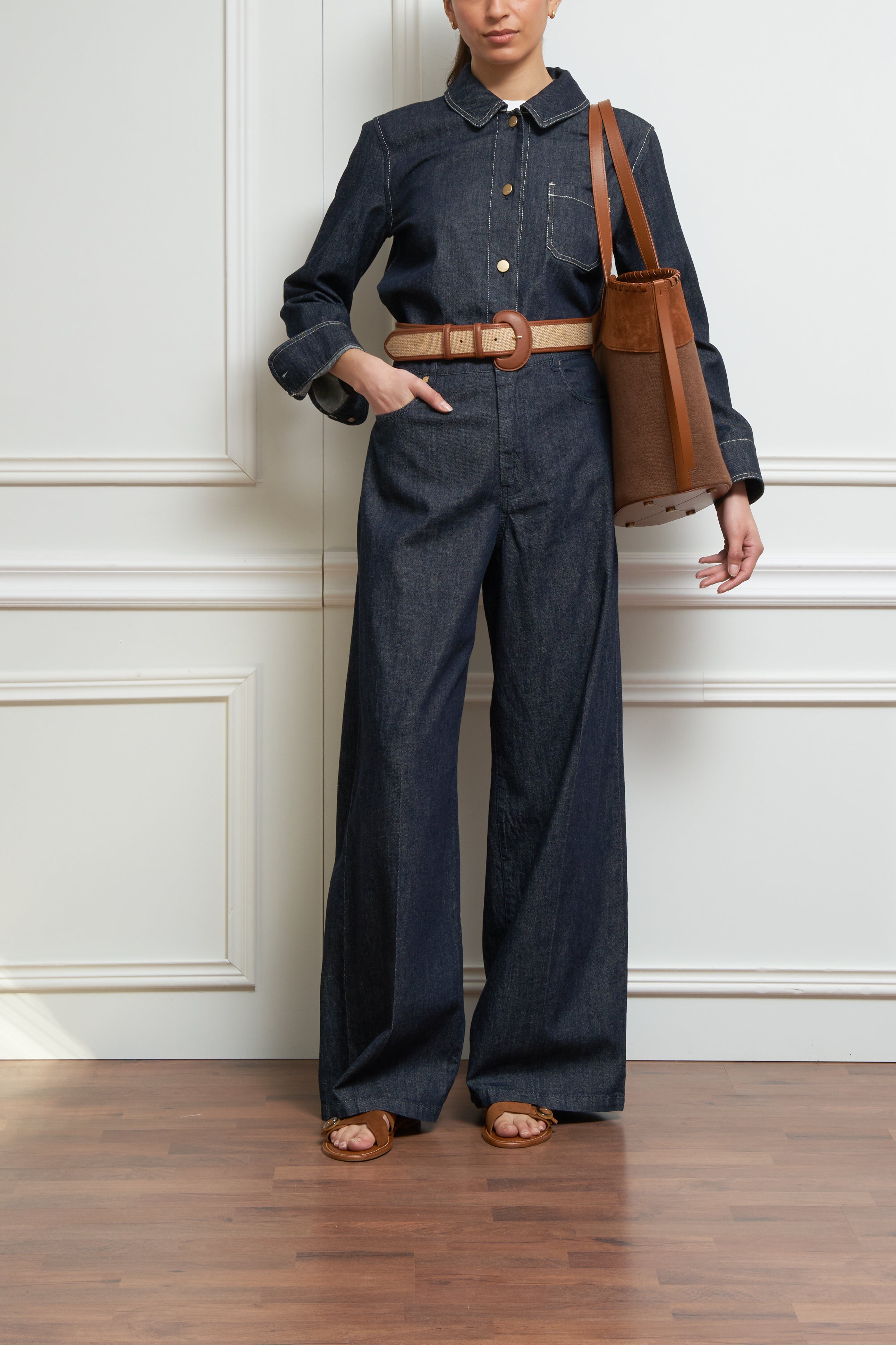 Gerade geschnittene Jeans aus Baumwolldenim