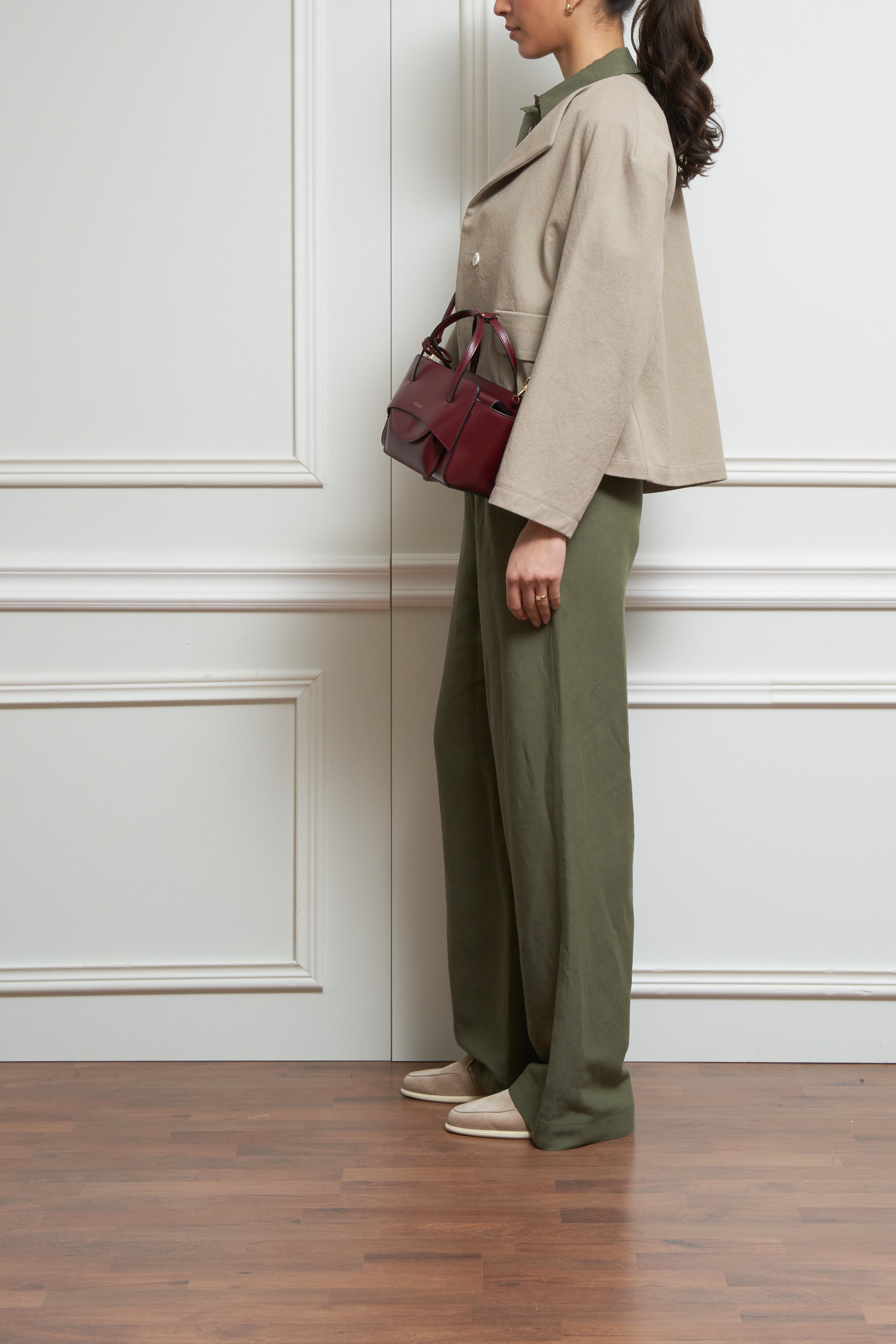 Jacke in taupe