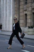 black flared trousers 'nanette'