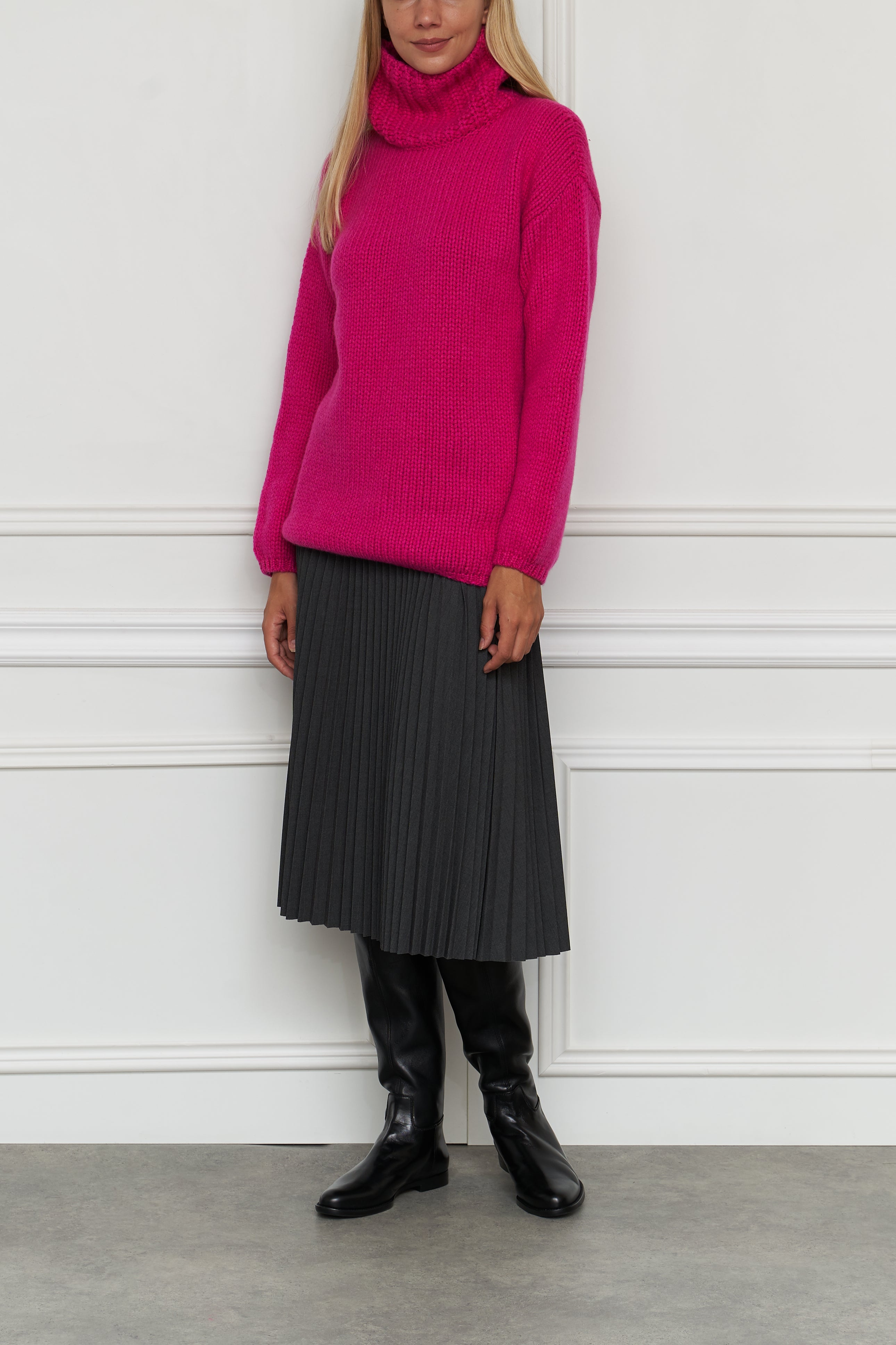 Cashmerpullover in pink