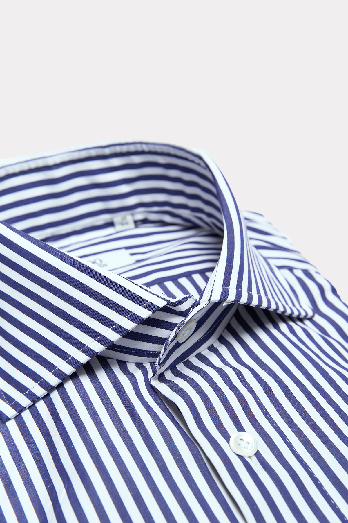 Shirt in blue and white stripes