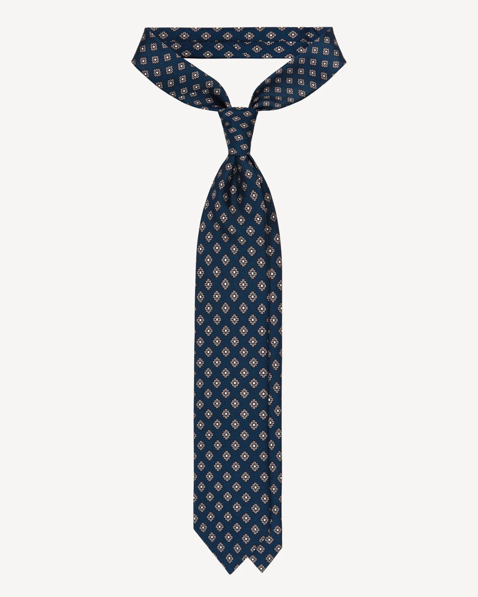 Krawatte in blau-braun