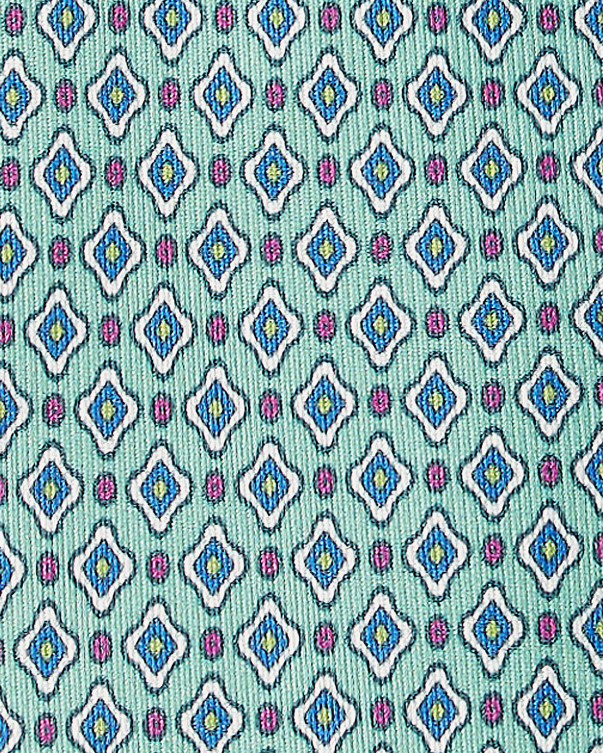 Tie in green