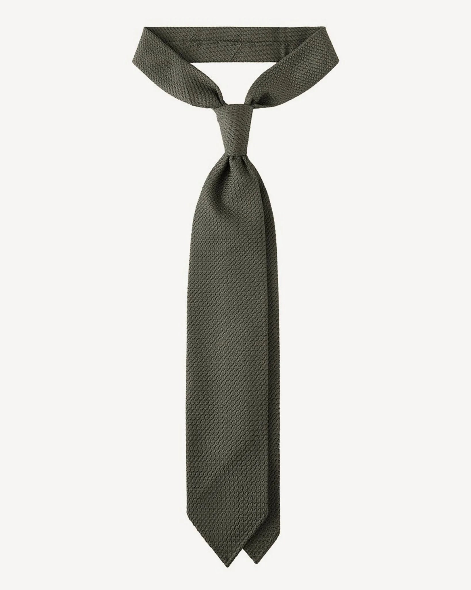 Tie in navy and white striped