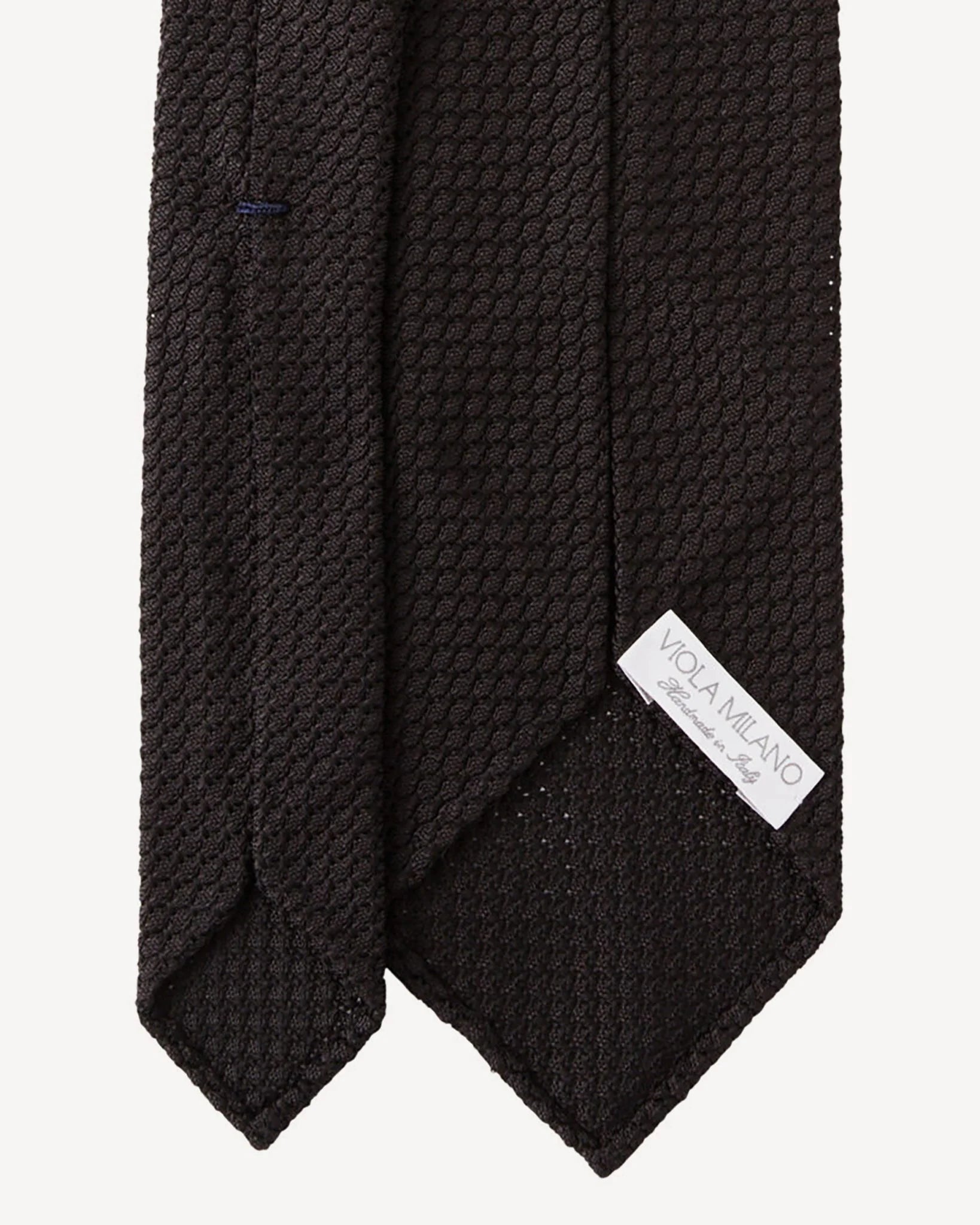 Tie in navy and white striped