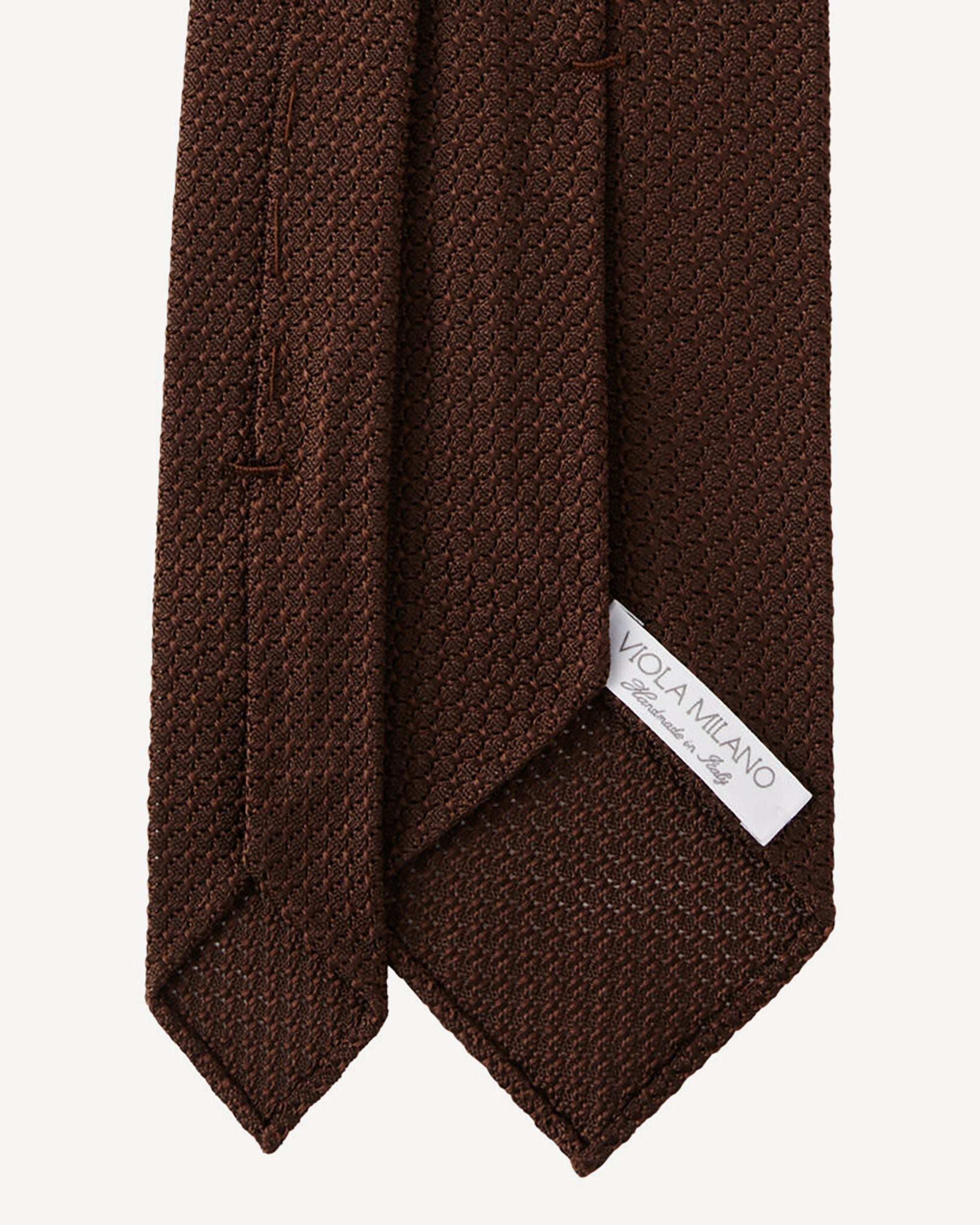 Tie in brown