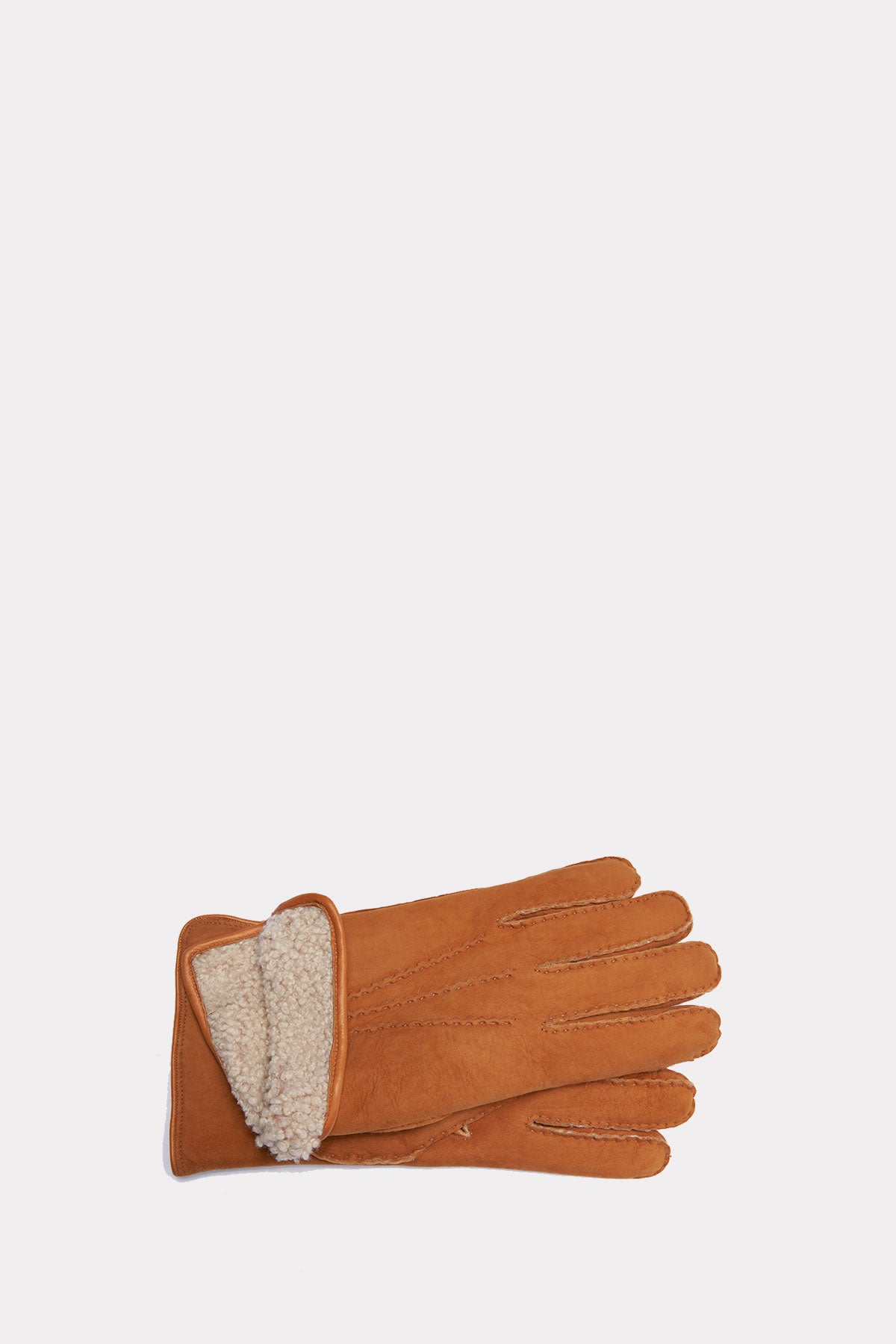 Lammleder Handschuhe in cognac
