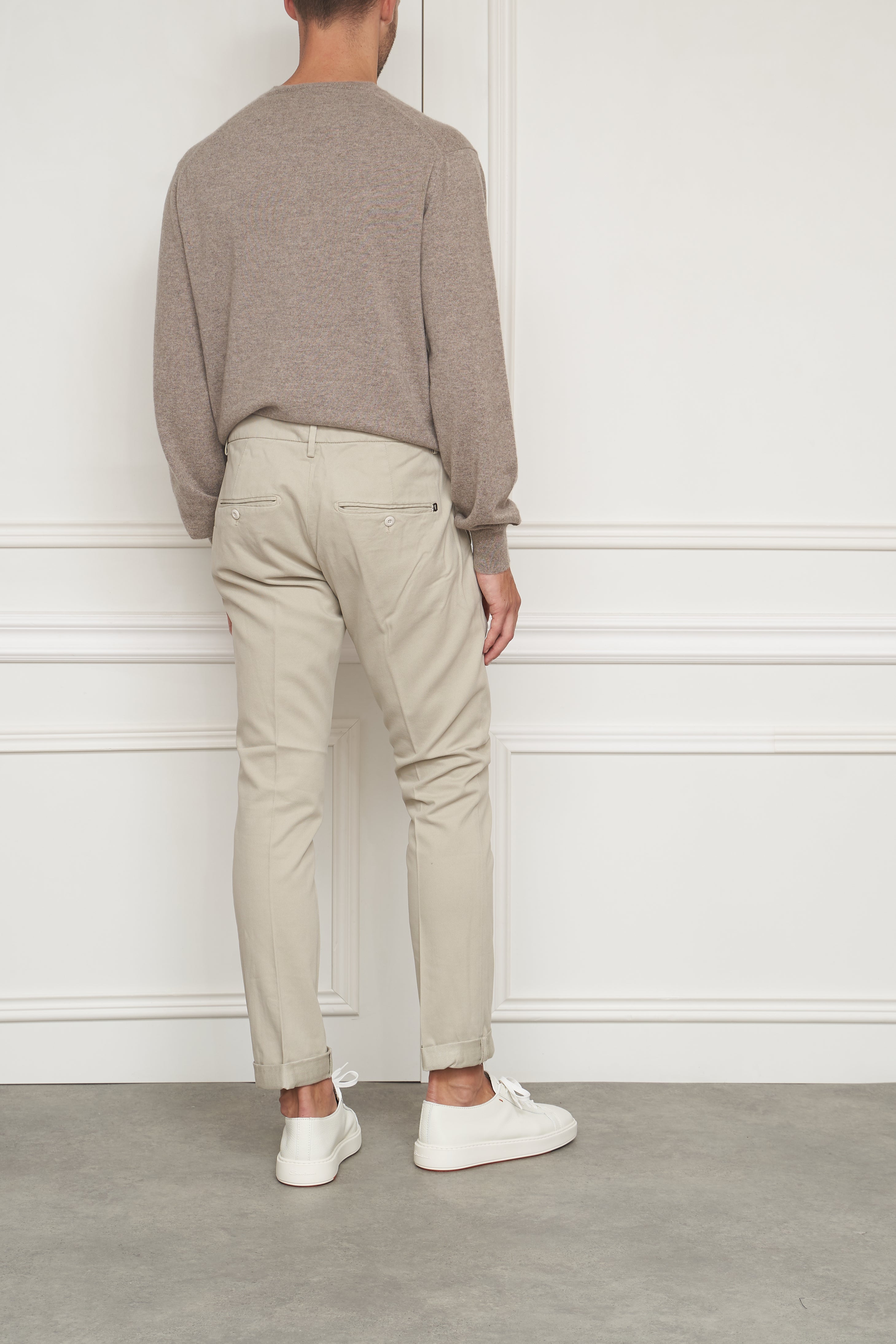 Chinos in beige