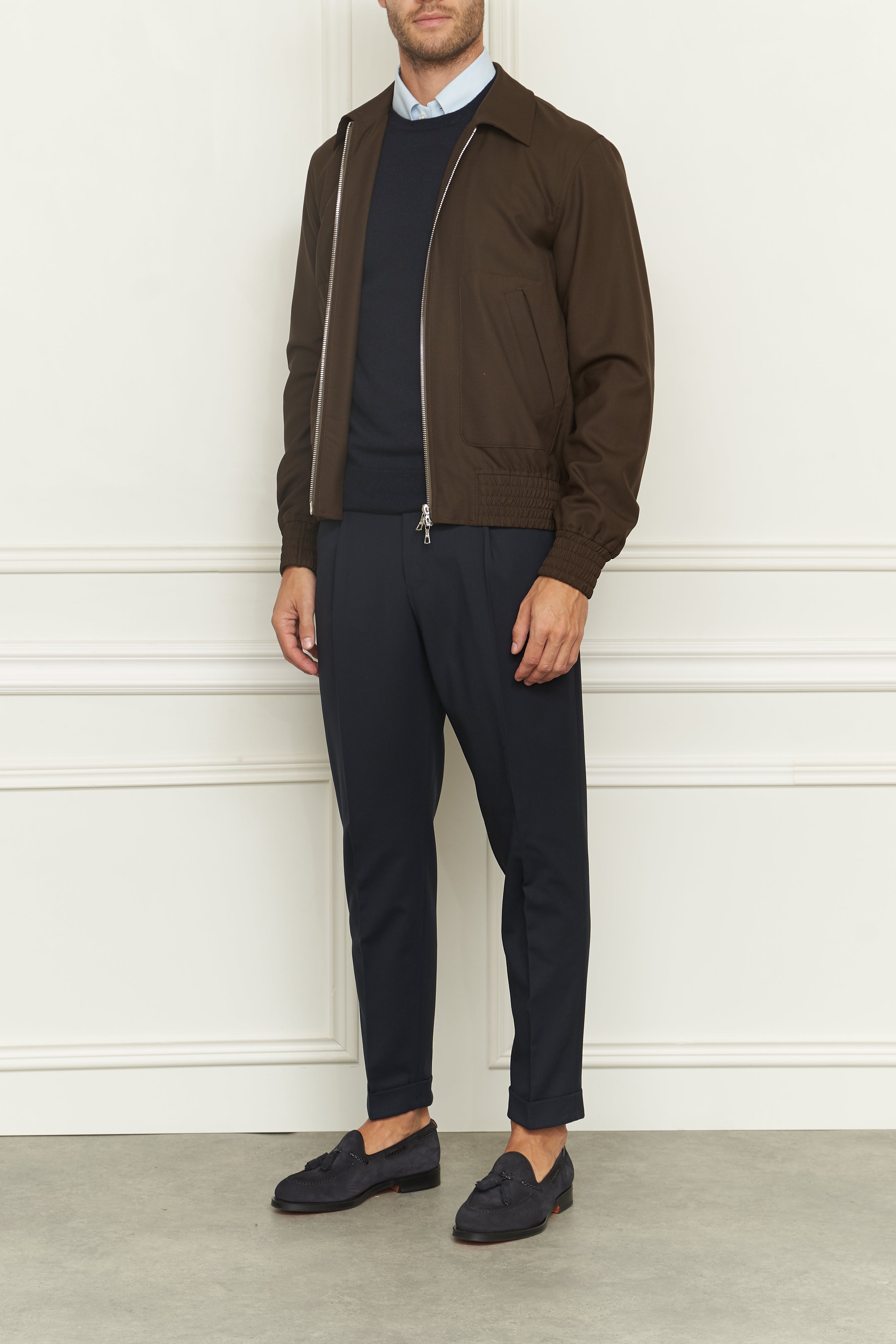 Blouson in braun