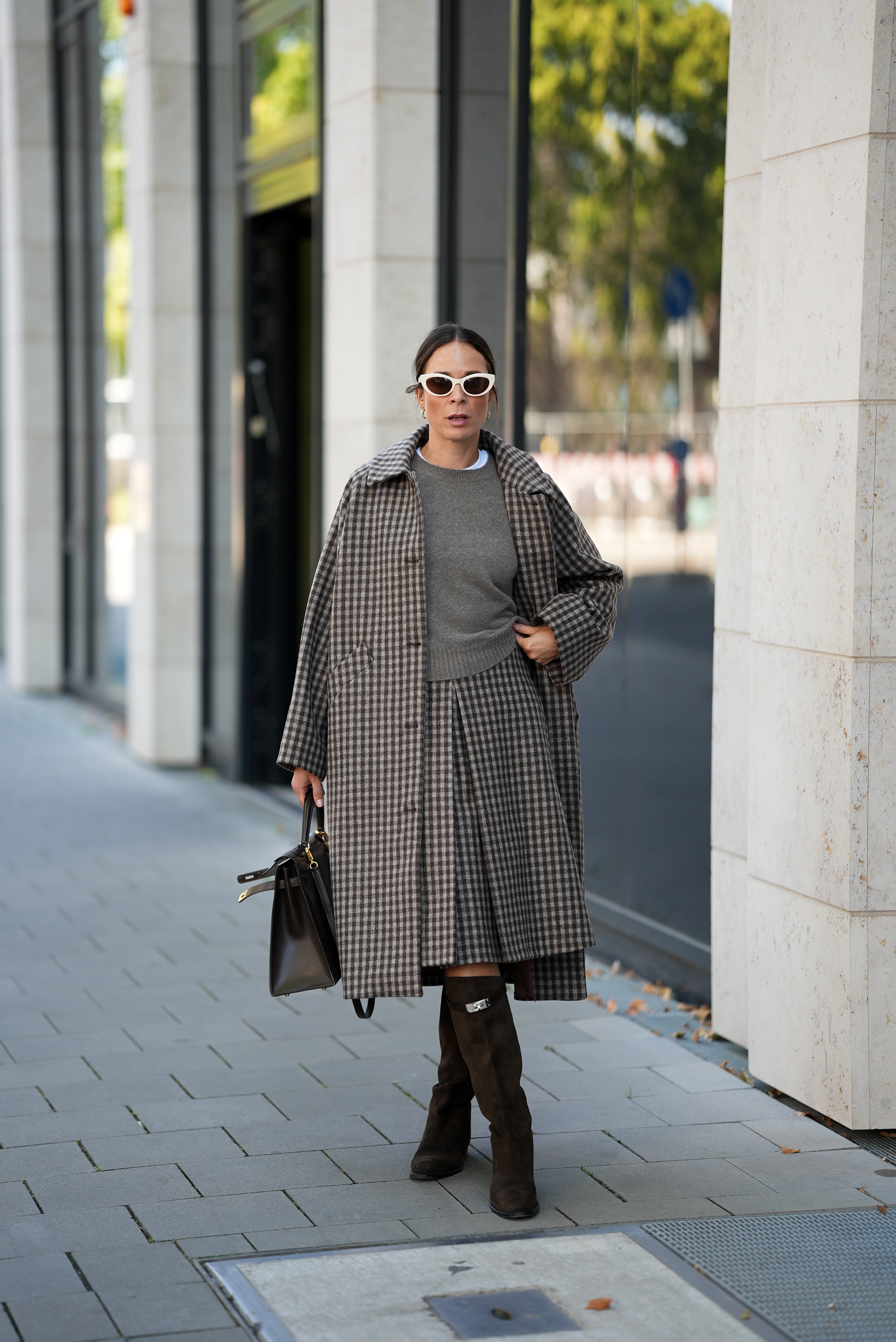 Midi dress with tie tail in yellow