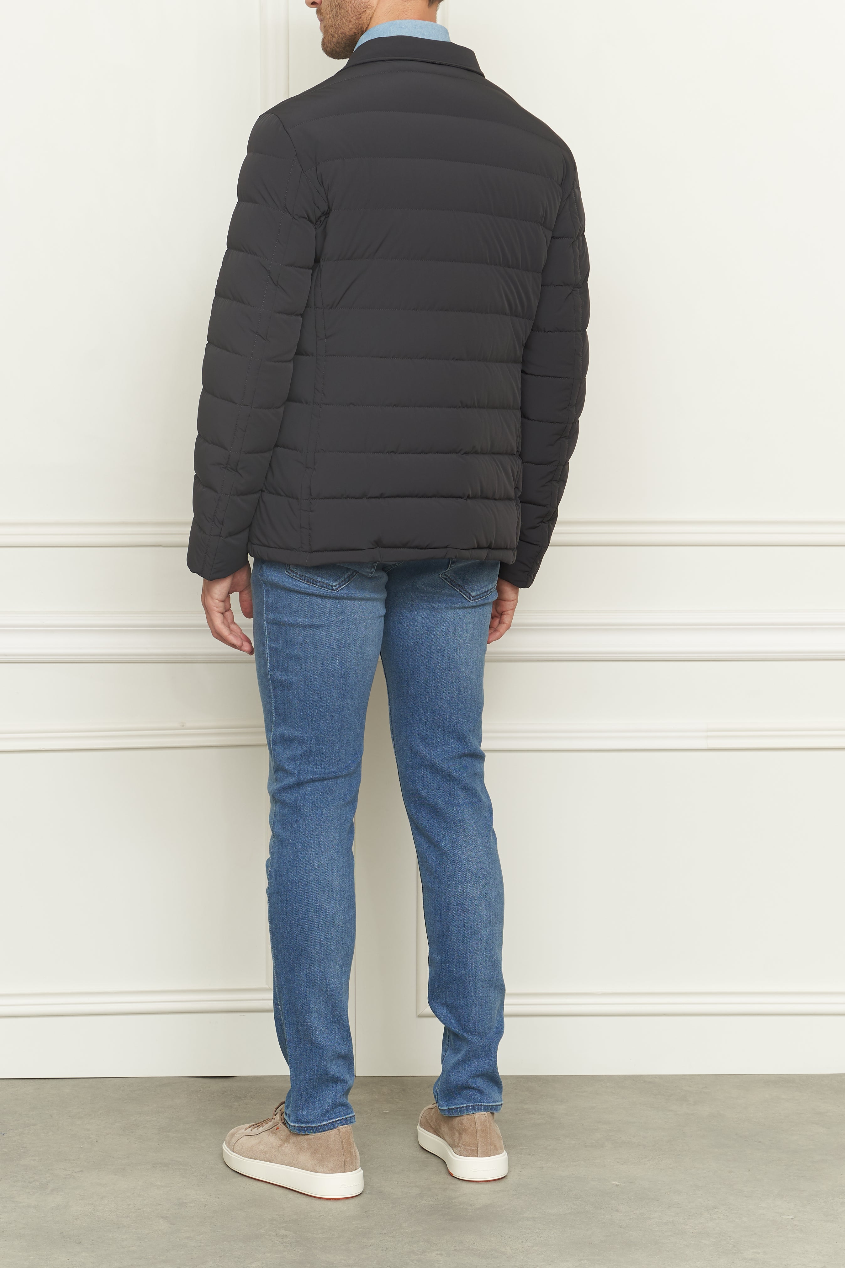 Down jacket in navy