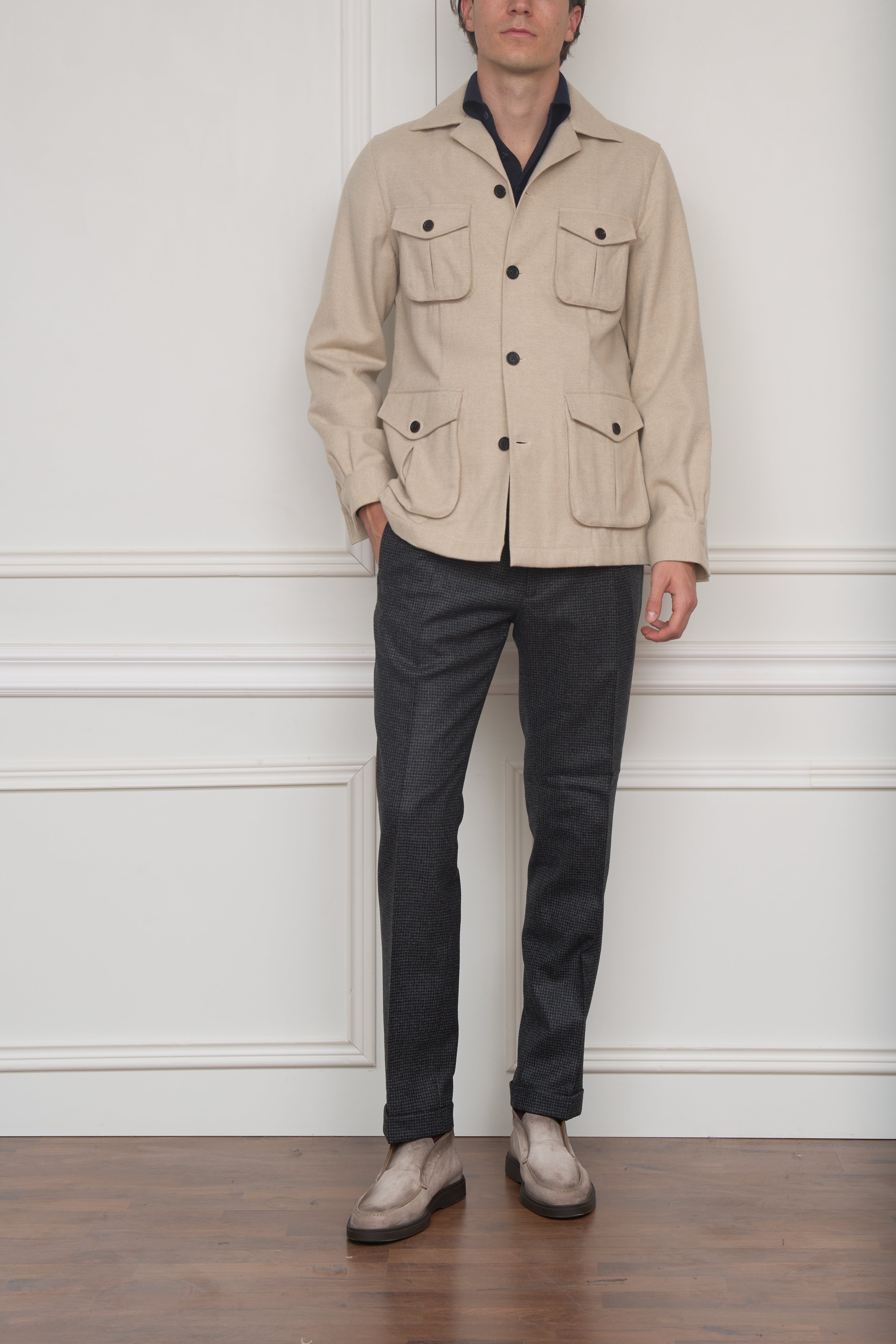 Overjacket in beige