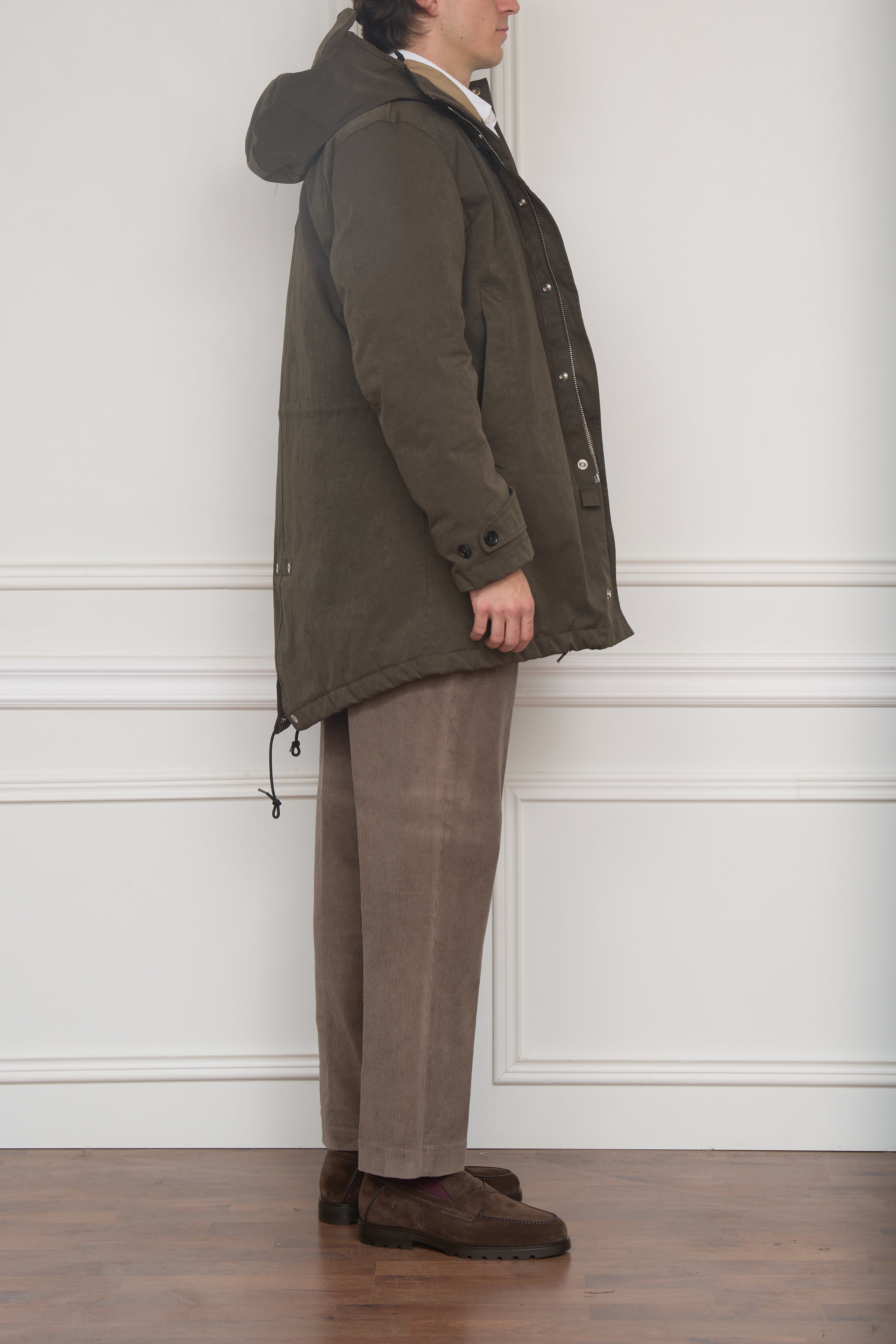 Daunenjacke in grün