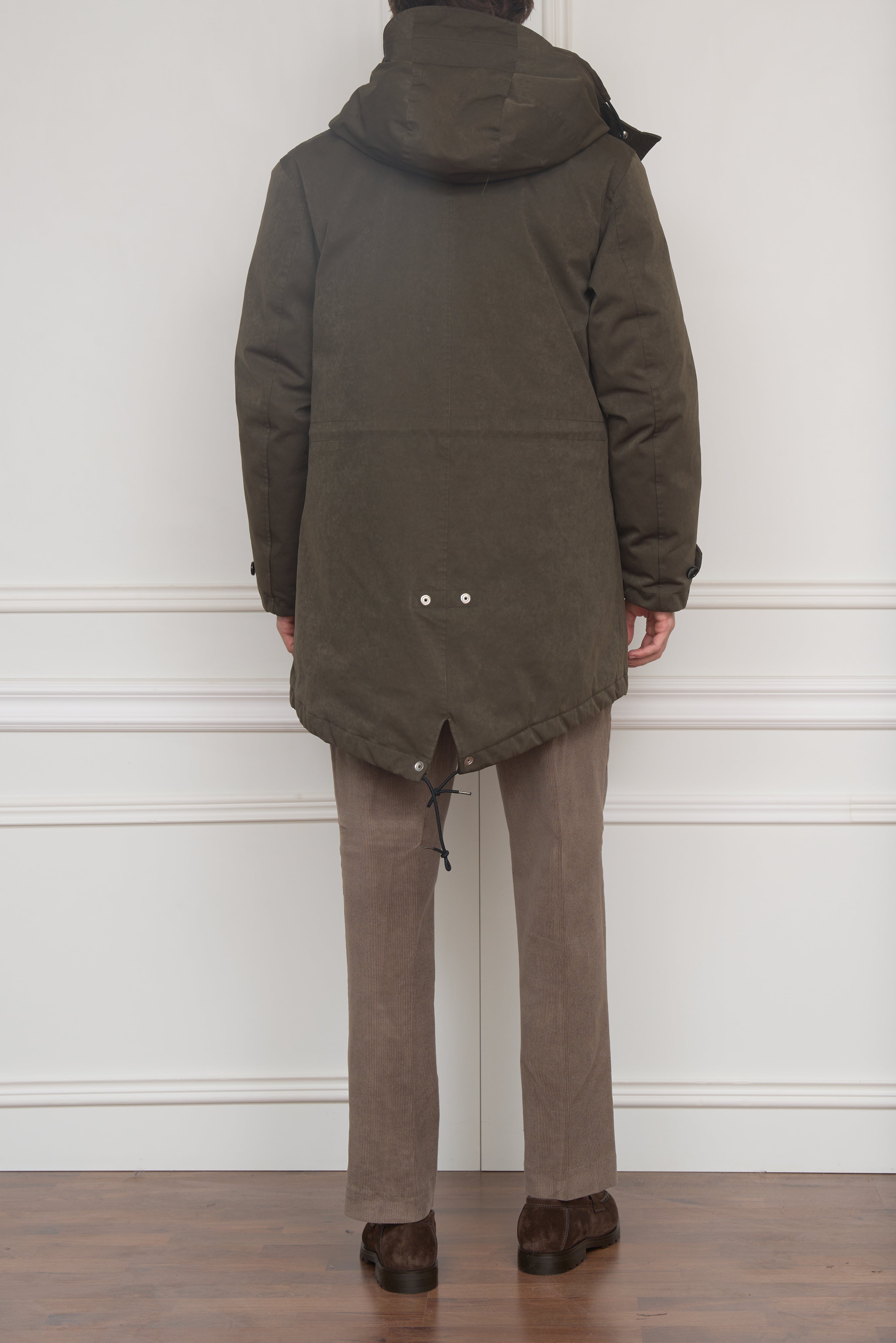 Daunenjacke in grün