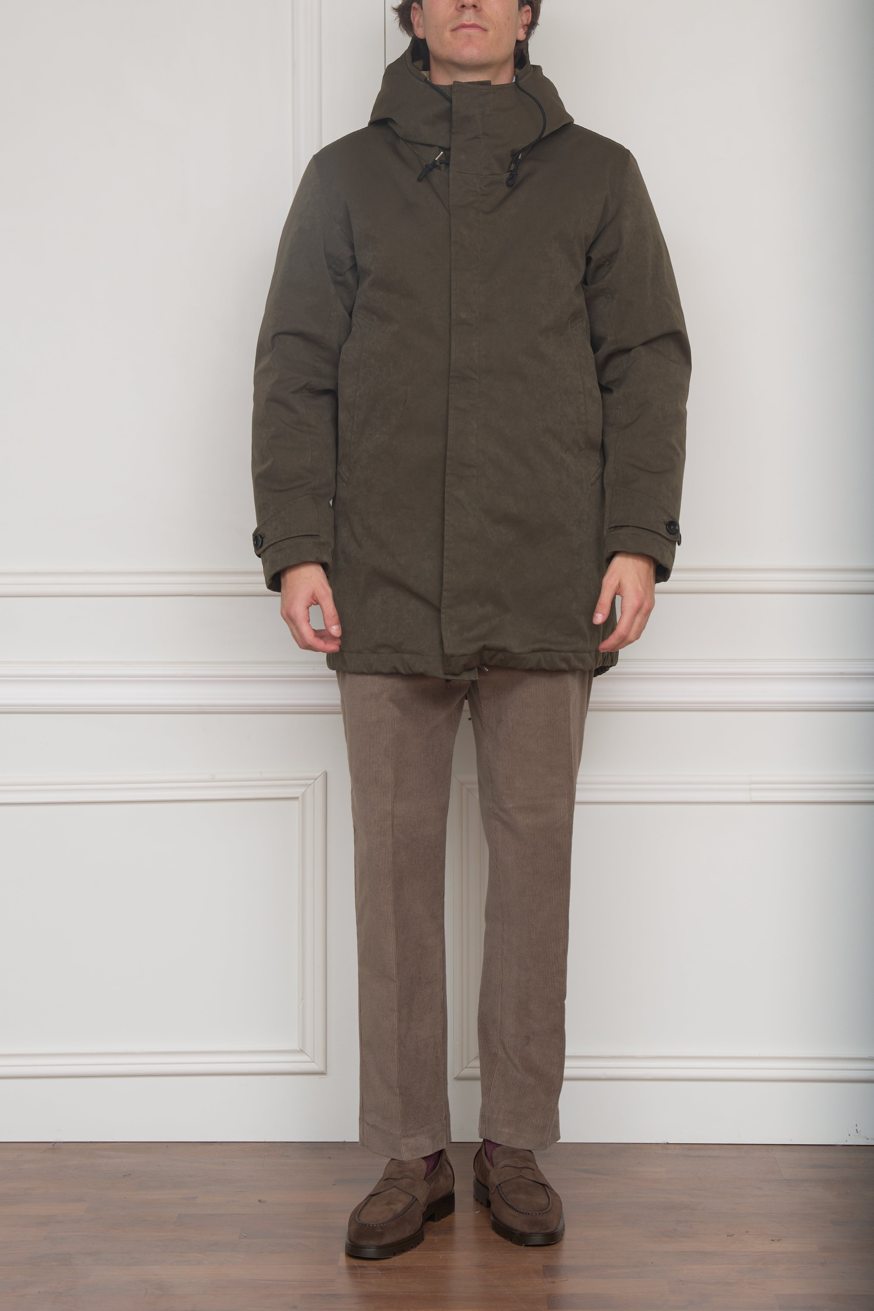 Daunenjacke in grün