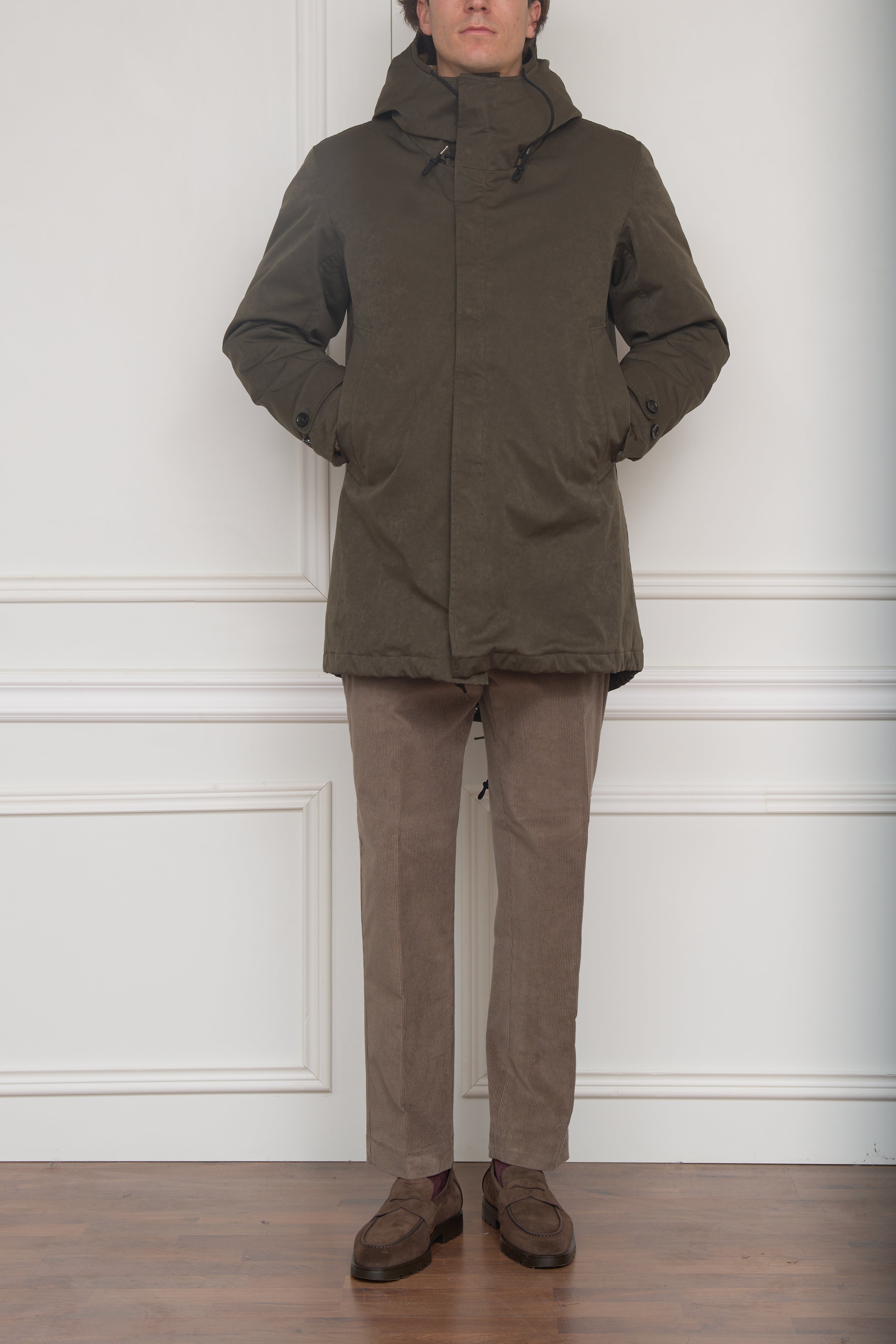 Daunenjacke in grün