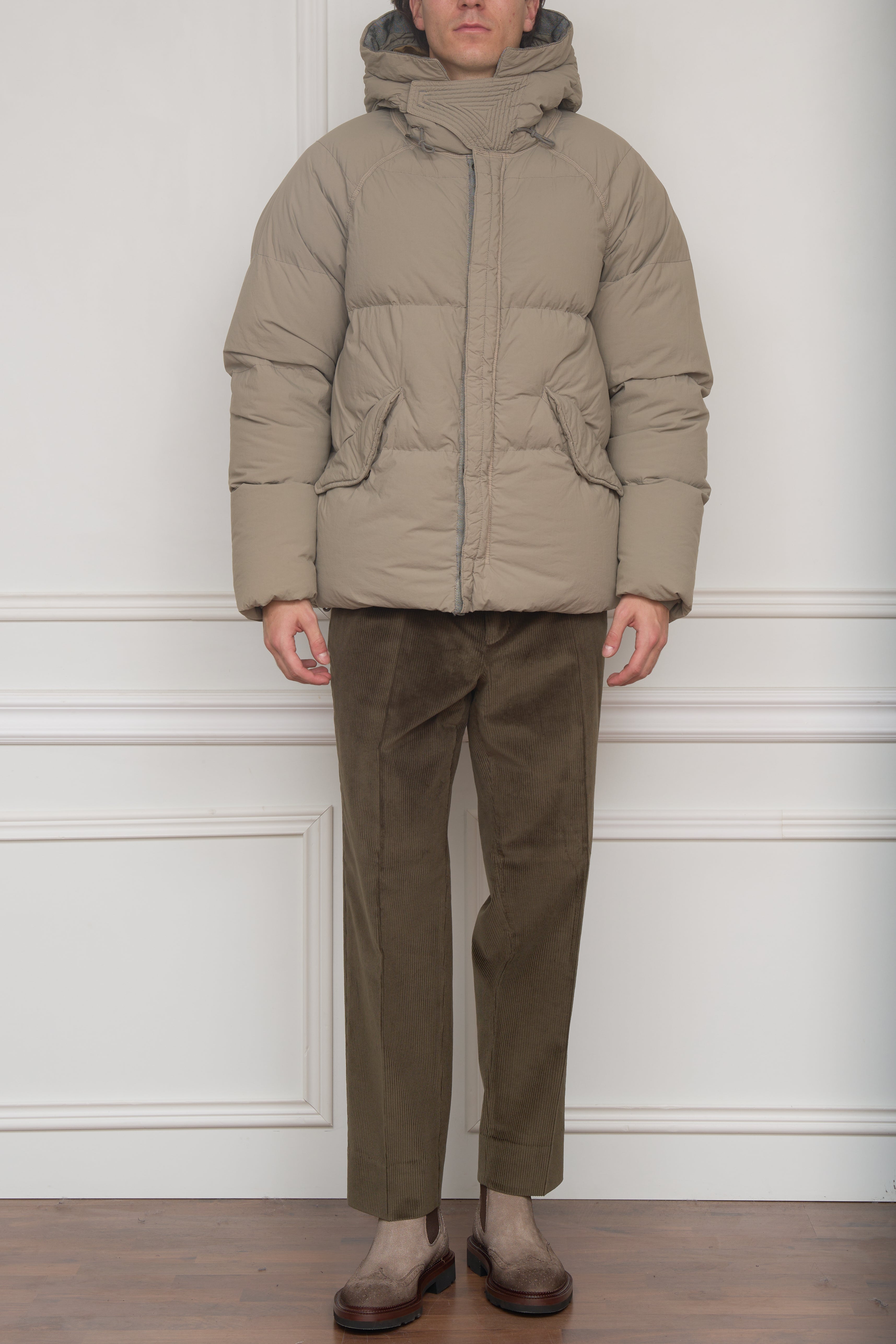 Daunenjacke in beige