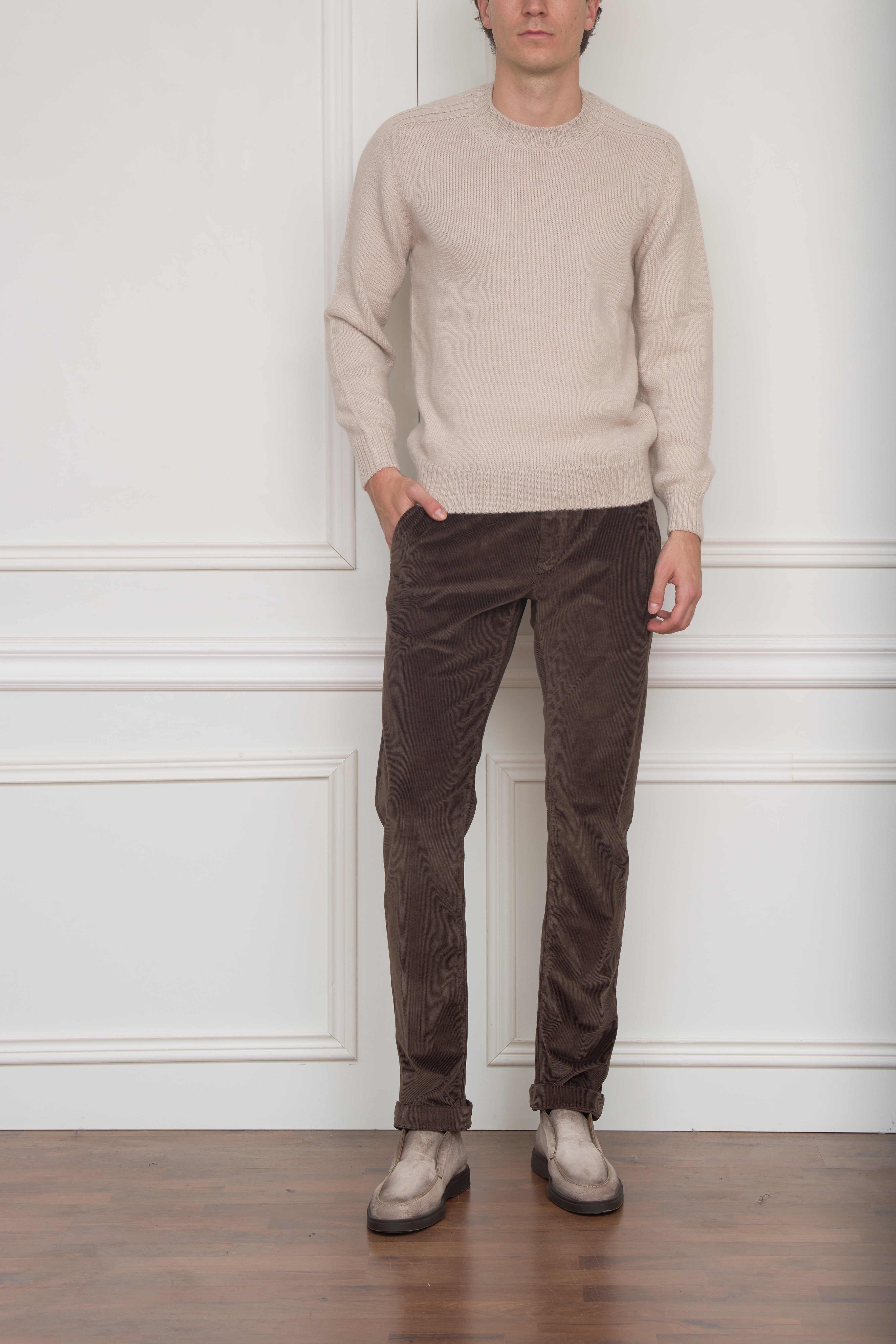 Alpaca Pullover in beige