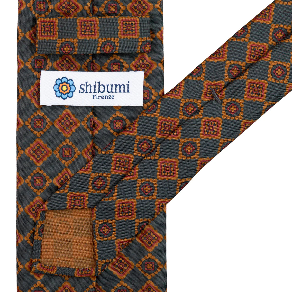 Tie in brown