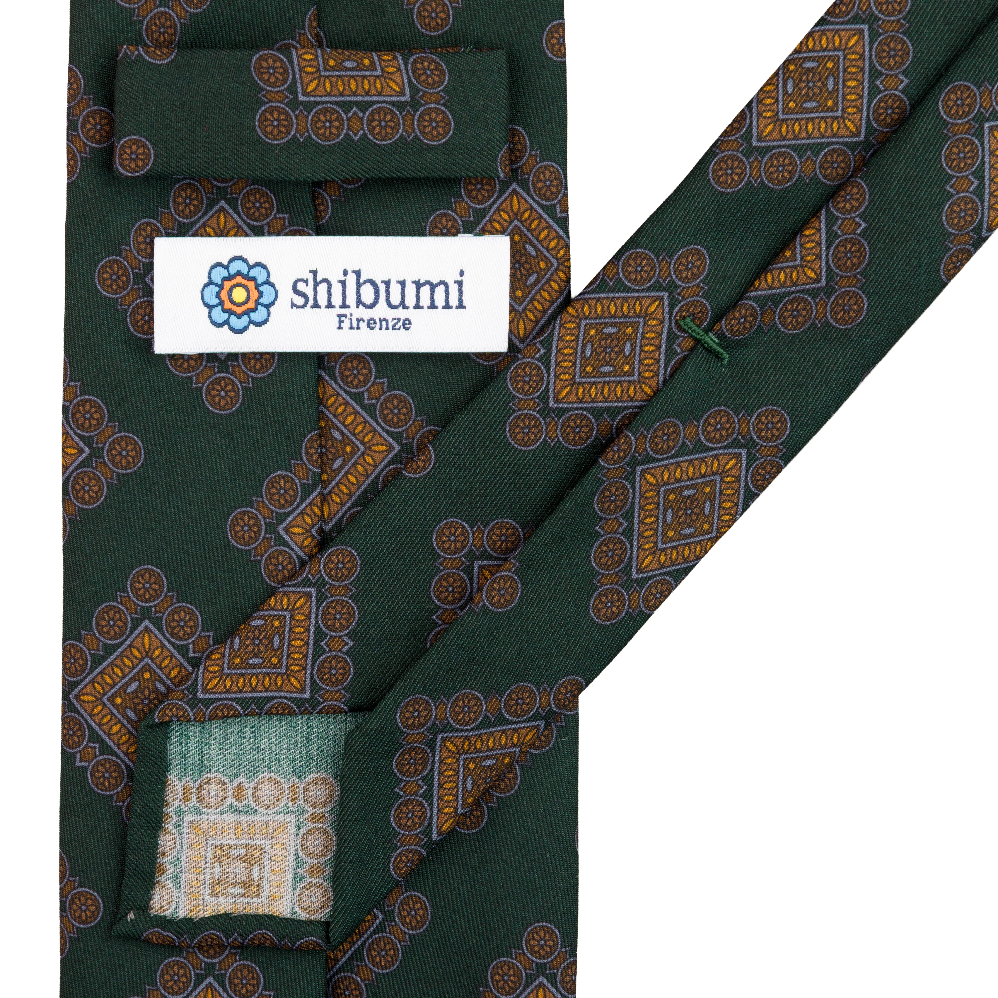 Tie in brown
