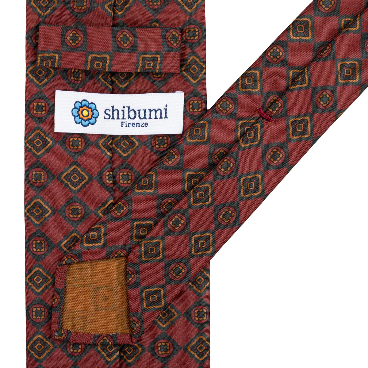 Tie in brown