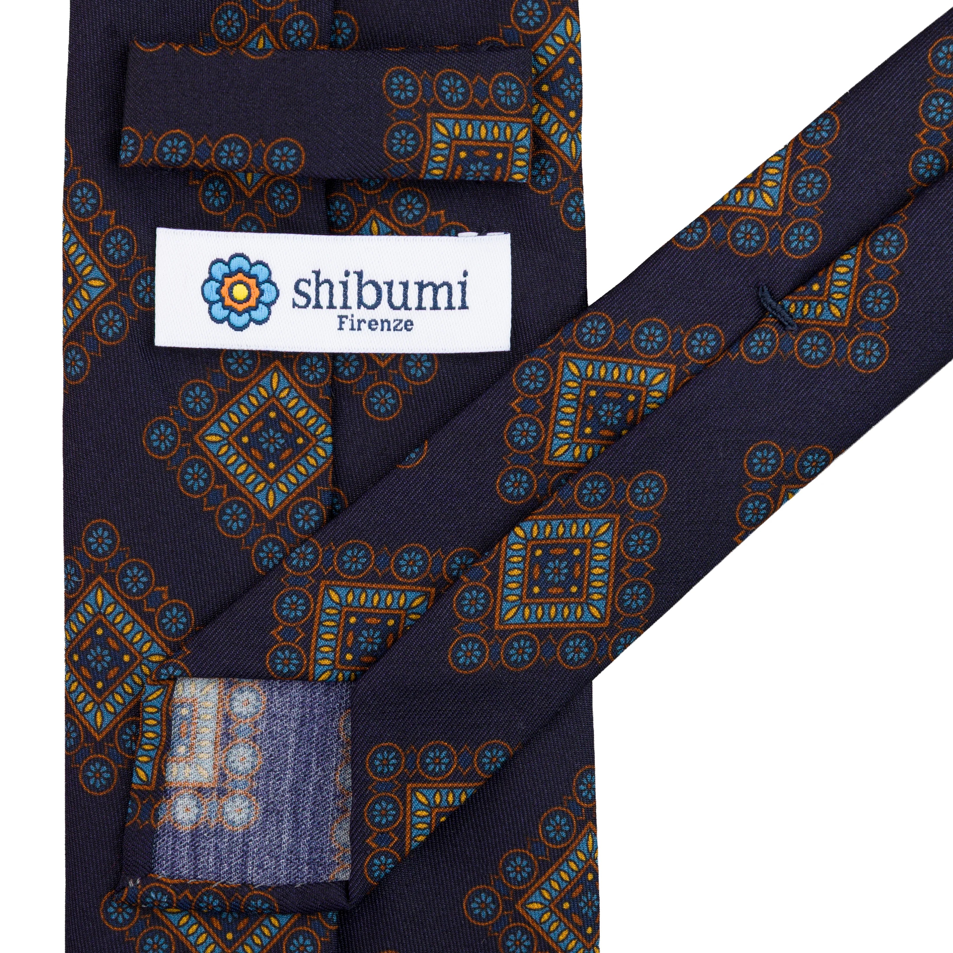 Tie in brown