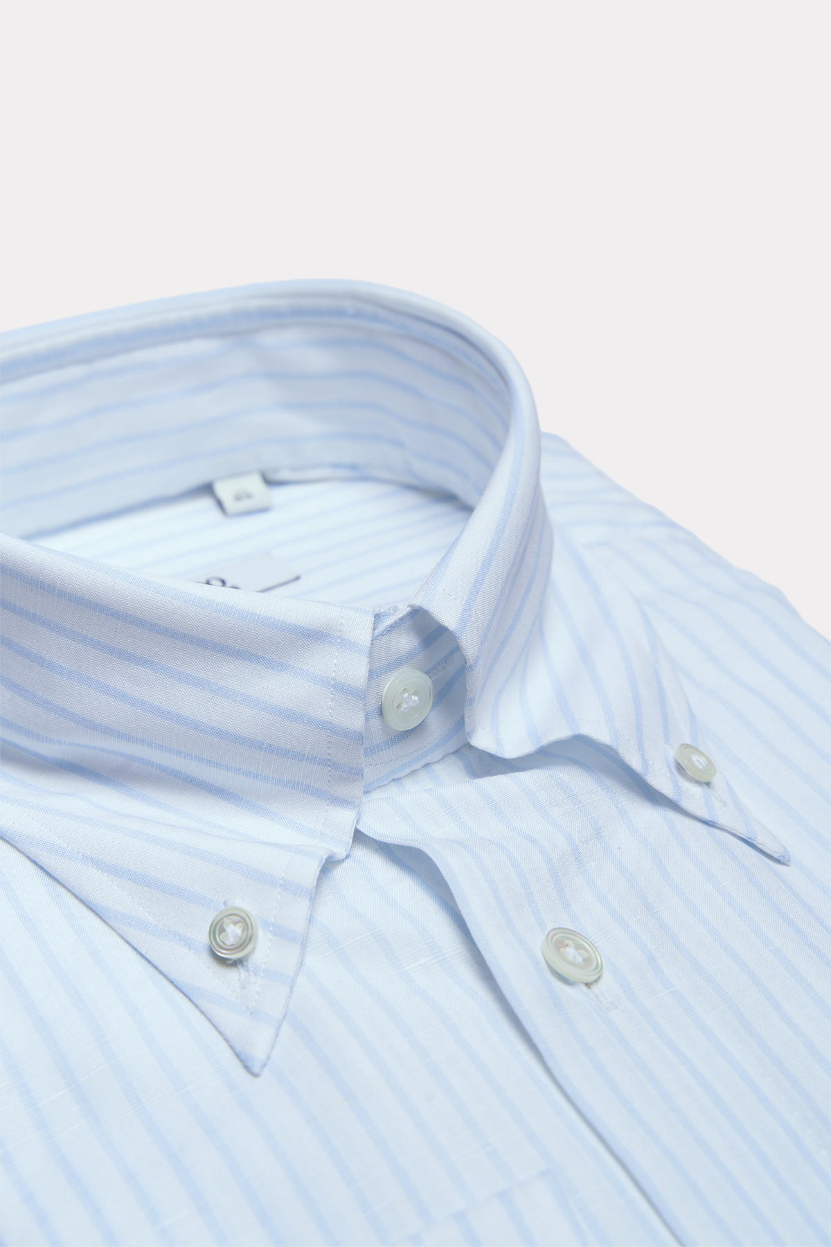 Leinen-Hemd in blau-weiß gestreift