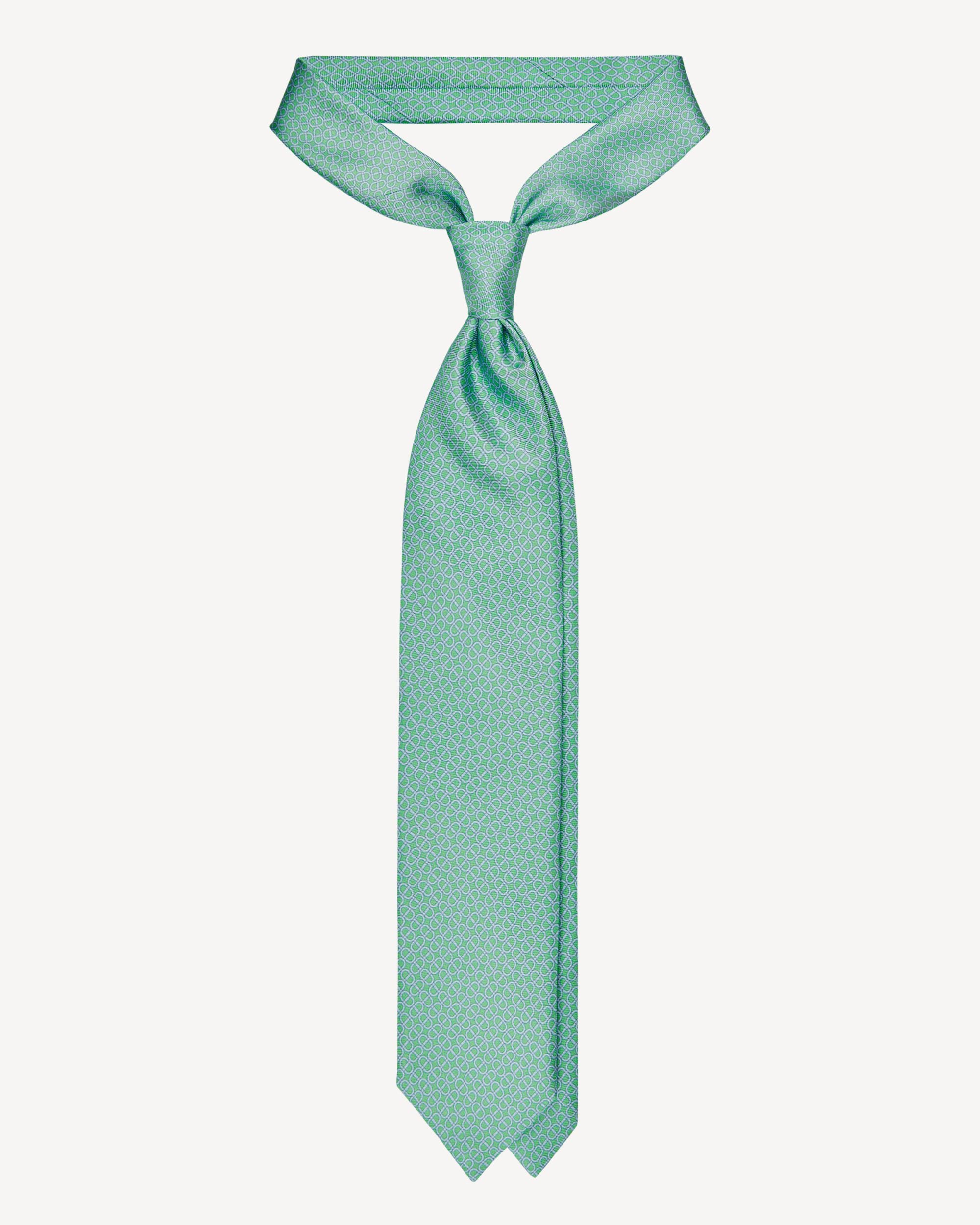 Tie in green