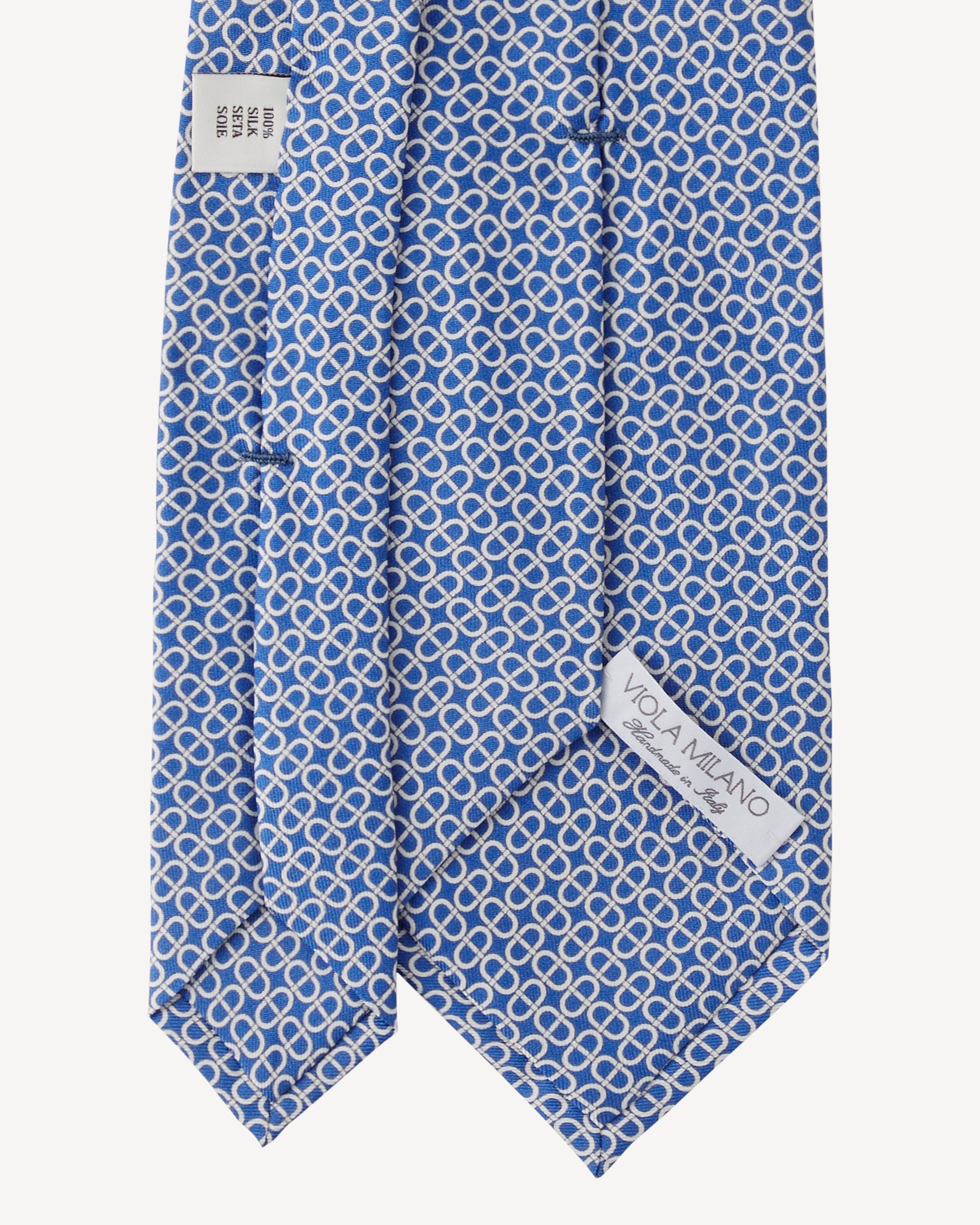 Tie in blue