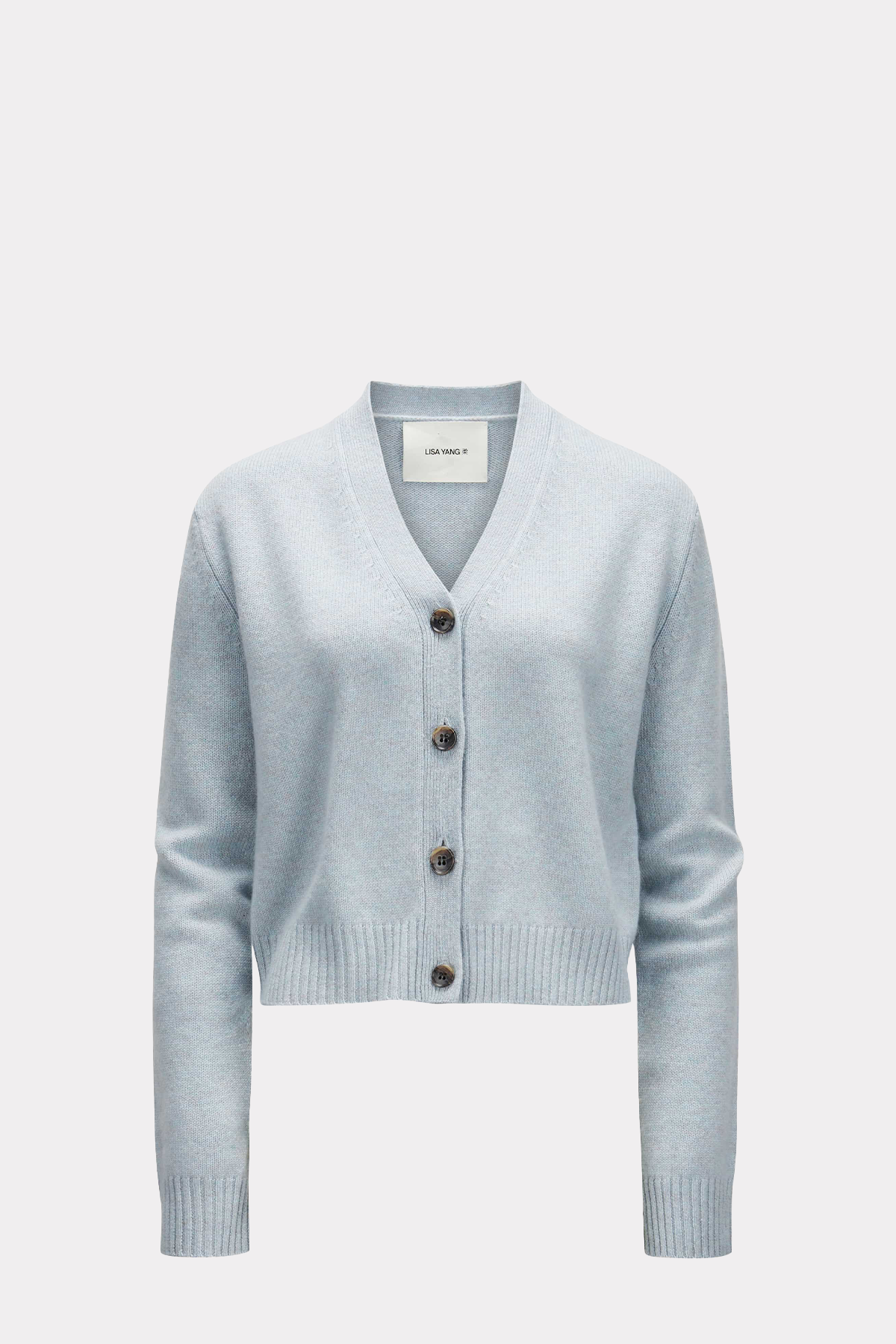 Kaschmir-Strickjacke 'Marion' in hellblau